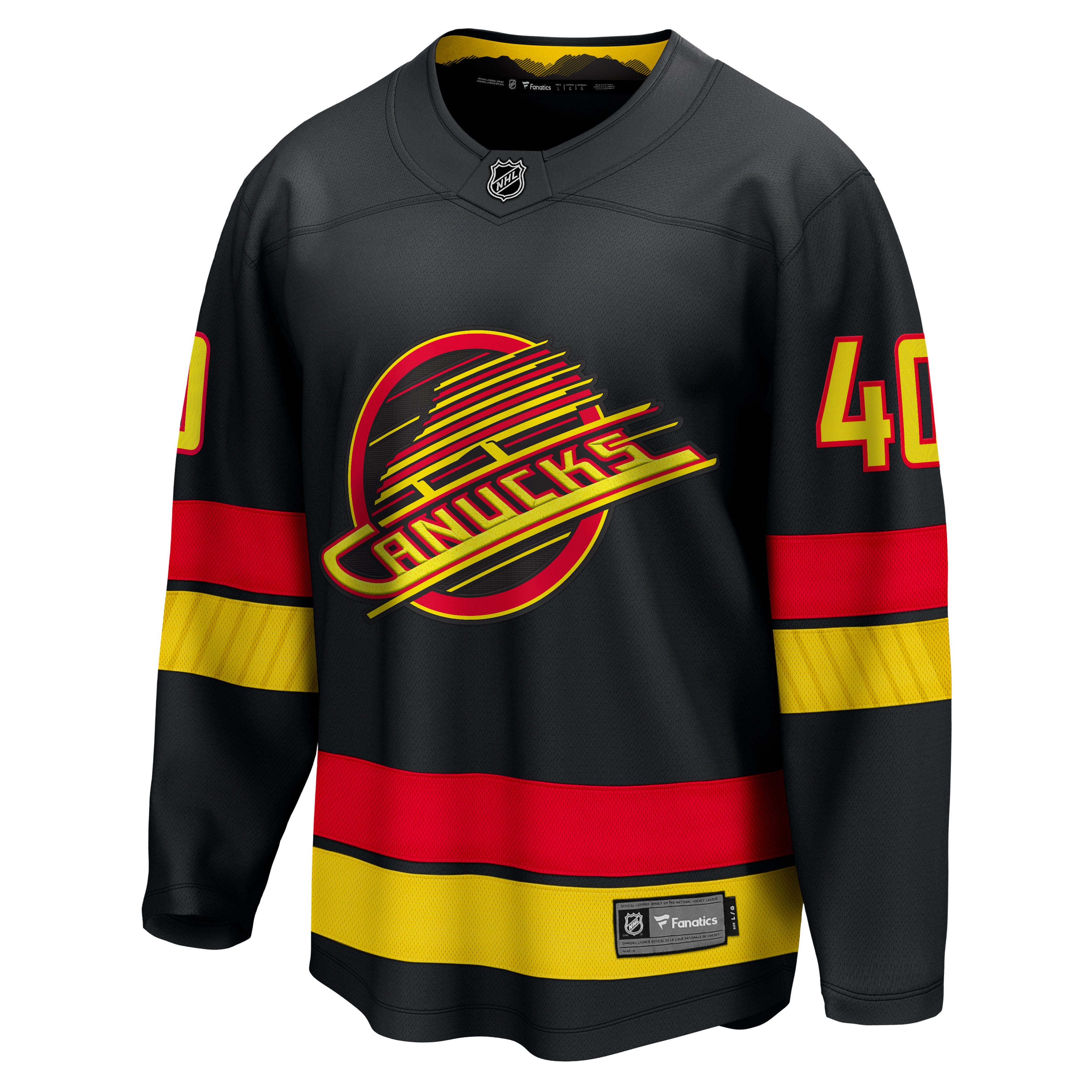 Elias Pettersson Vancouver Canucks Breakaway Jersey - Black - Image 3