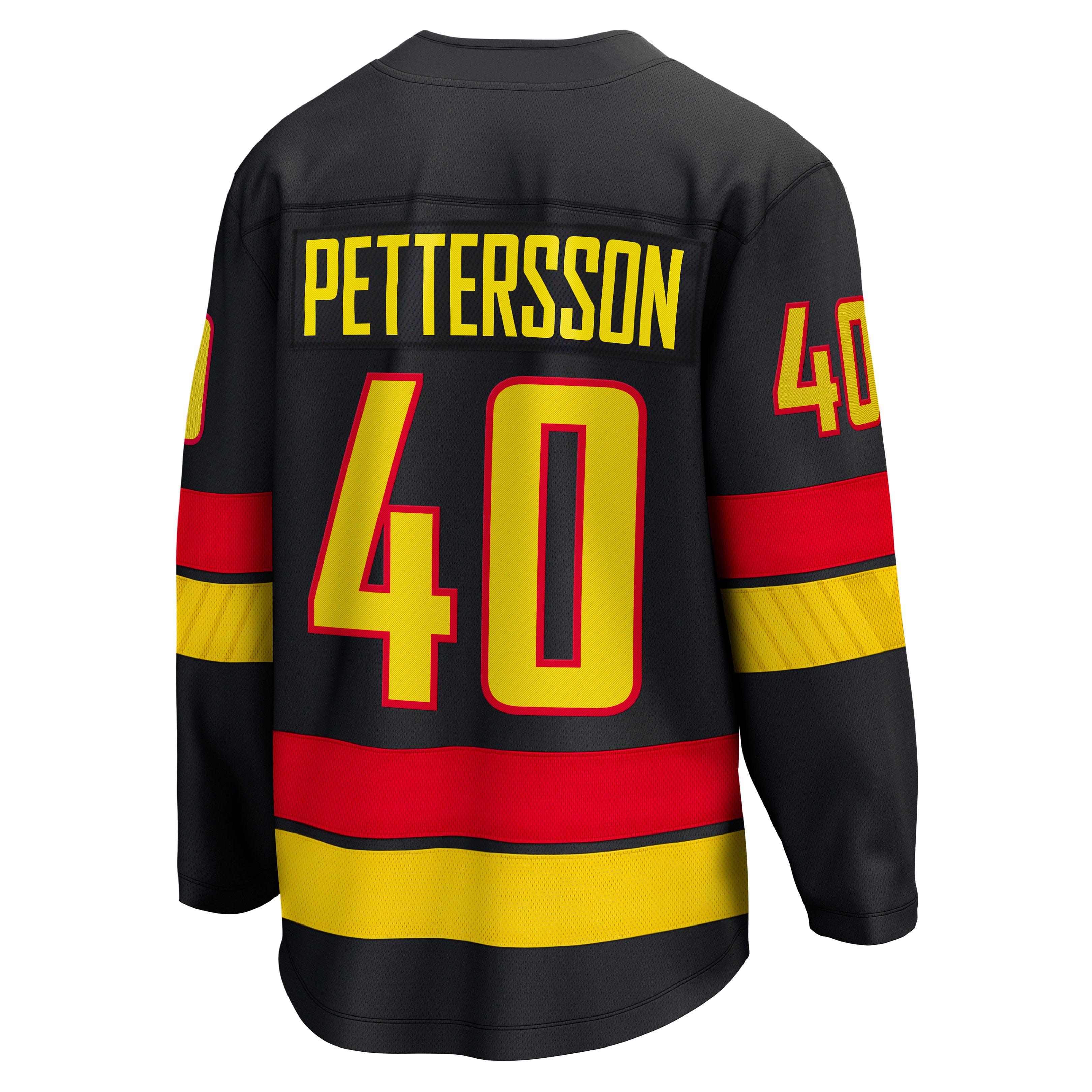 Elias Pettersson Vancouver Canucks Breakaway Jersey - Black - Image 4