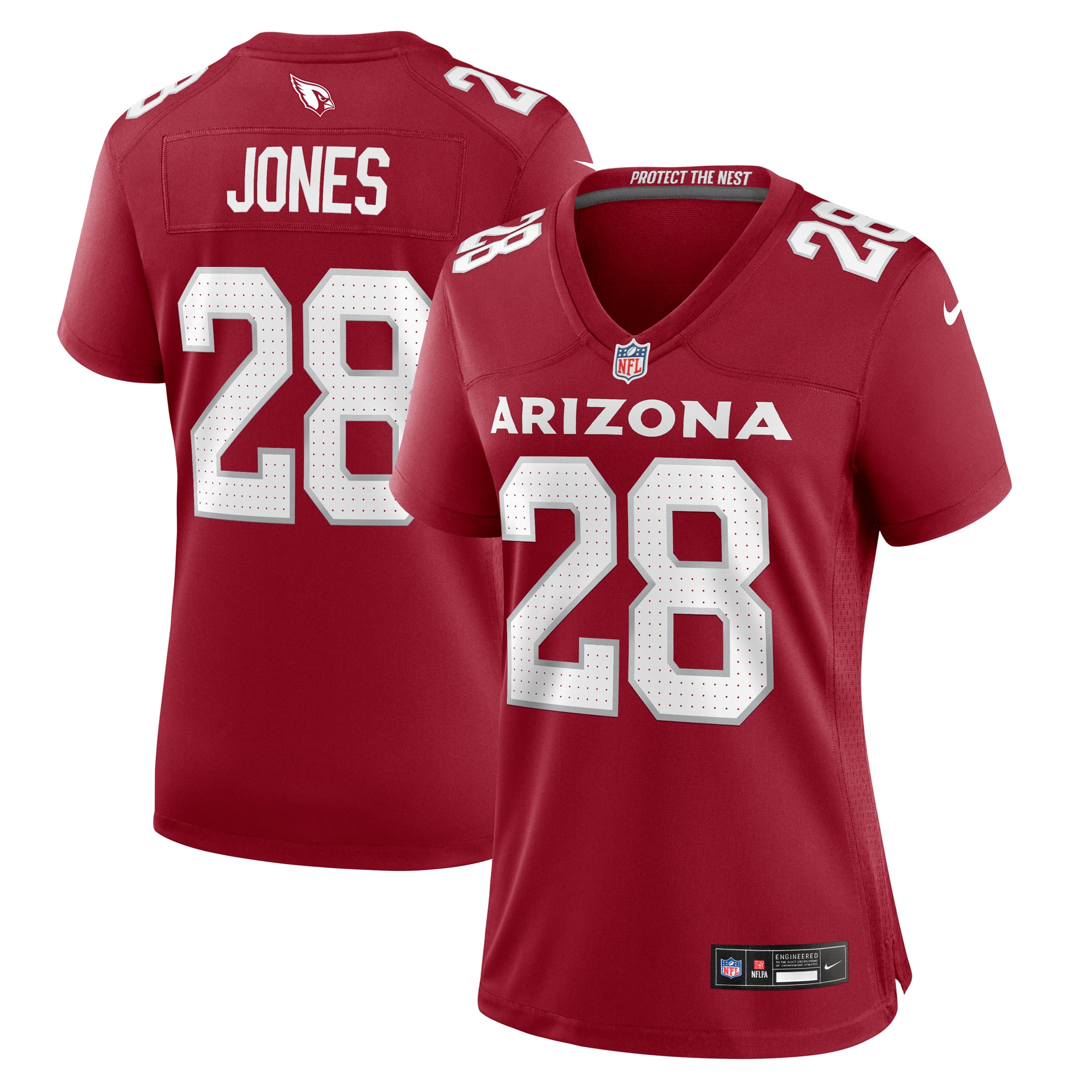 Elijah Jones Arizona Cardinals Women's Game Jersey - Cardinal