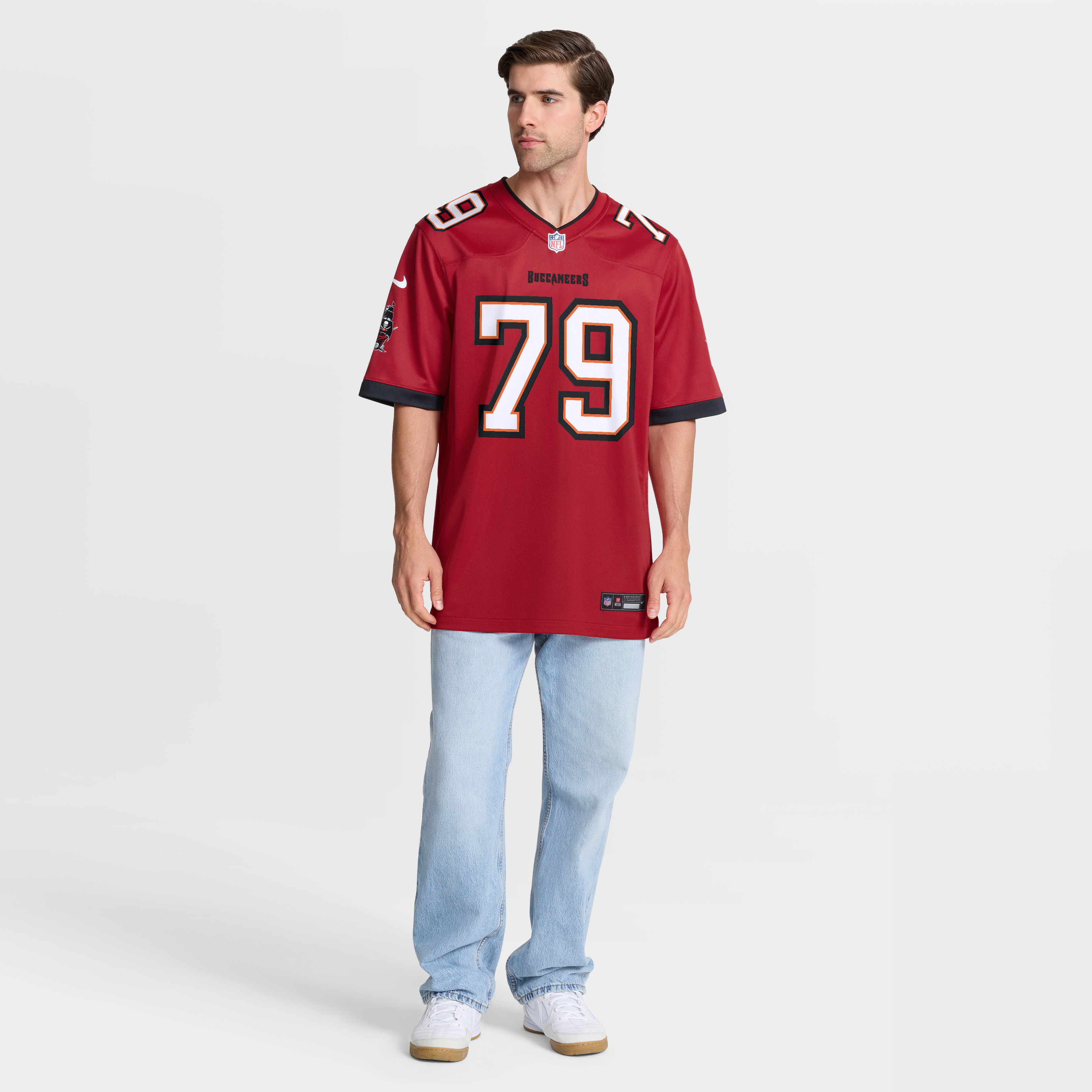 Elijah Klein Tampa Bay Buccaneers Game Jersey - Red - Image 8
