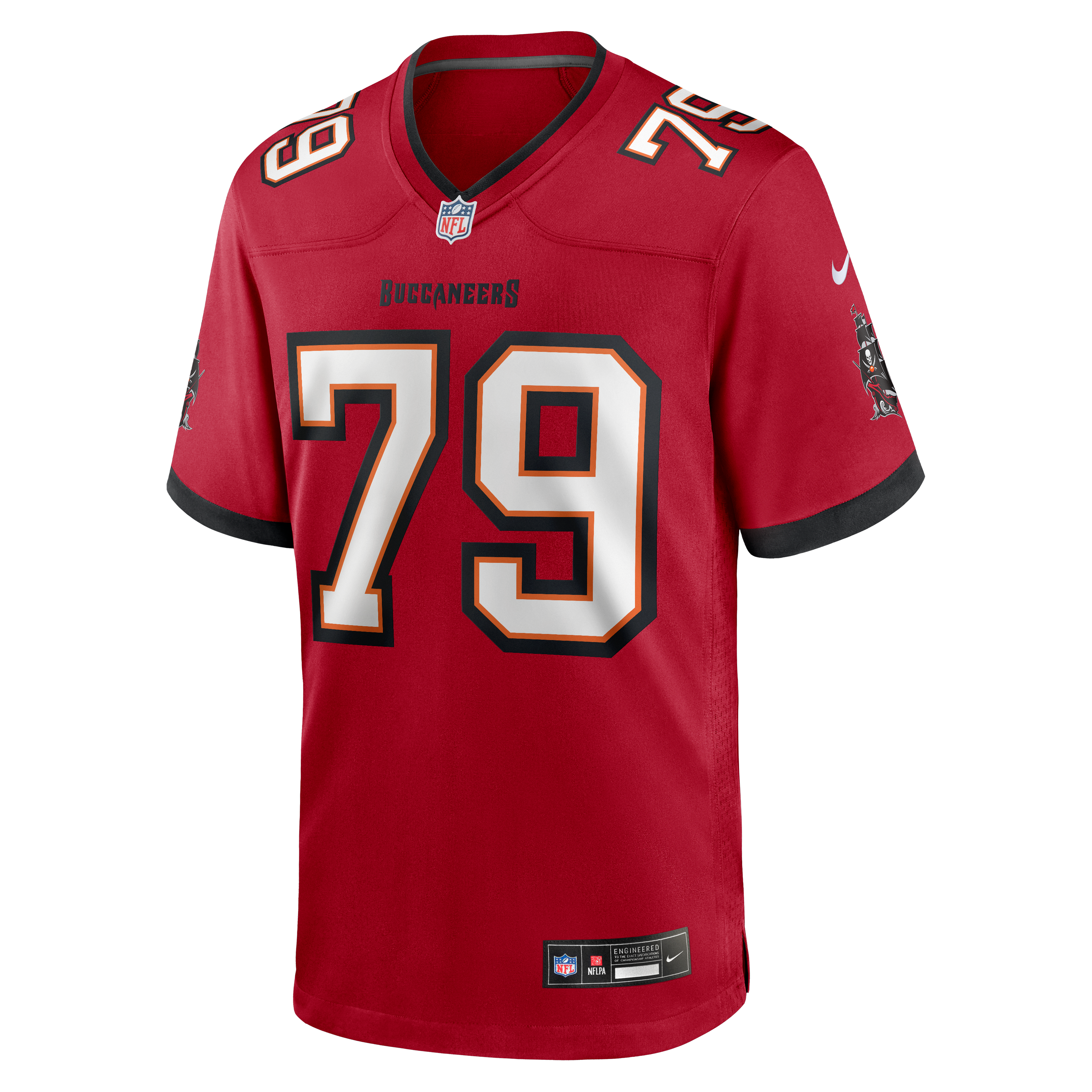 Elijah Klein Tampa Bay Buccaneers Game Jersey - Red - Image 3