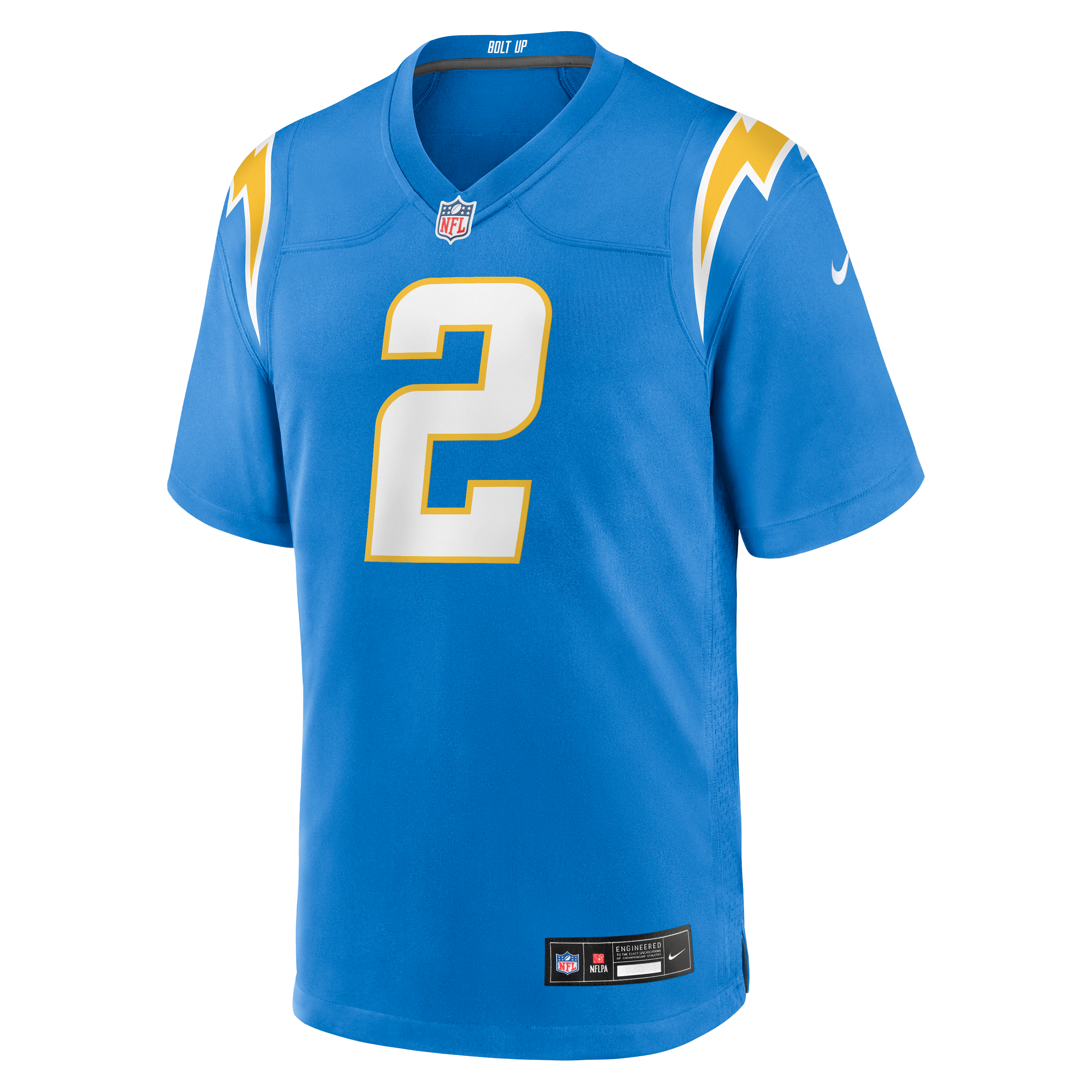 Elijah Molden Los Angeles Chargers Team Game Jersey - Powder Blue - Image 3