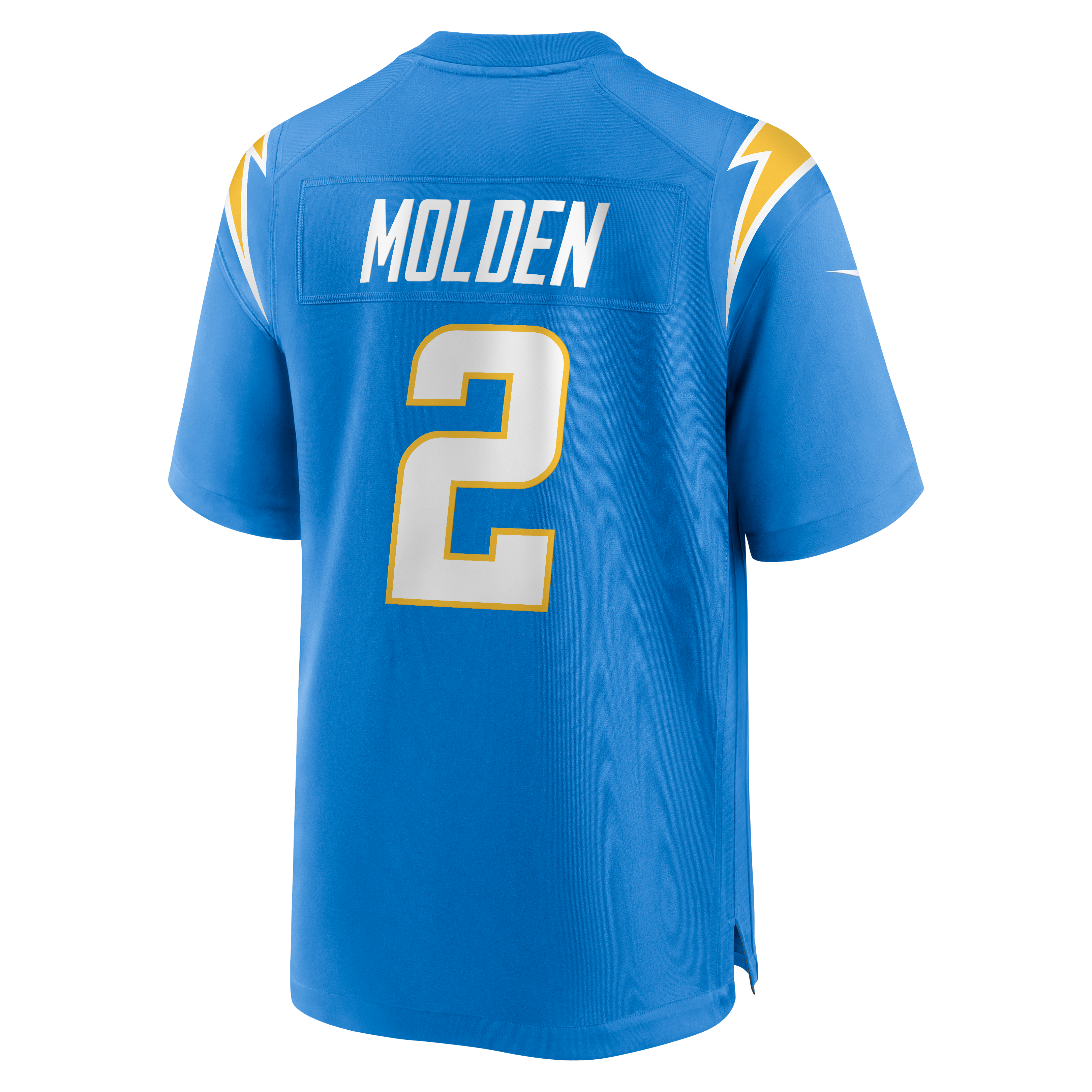 Elijah Molden Los Angeles Chargers Team Game Jersey - Powder Blue - Image 4