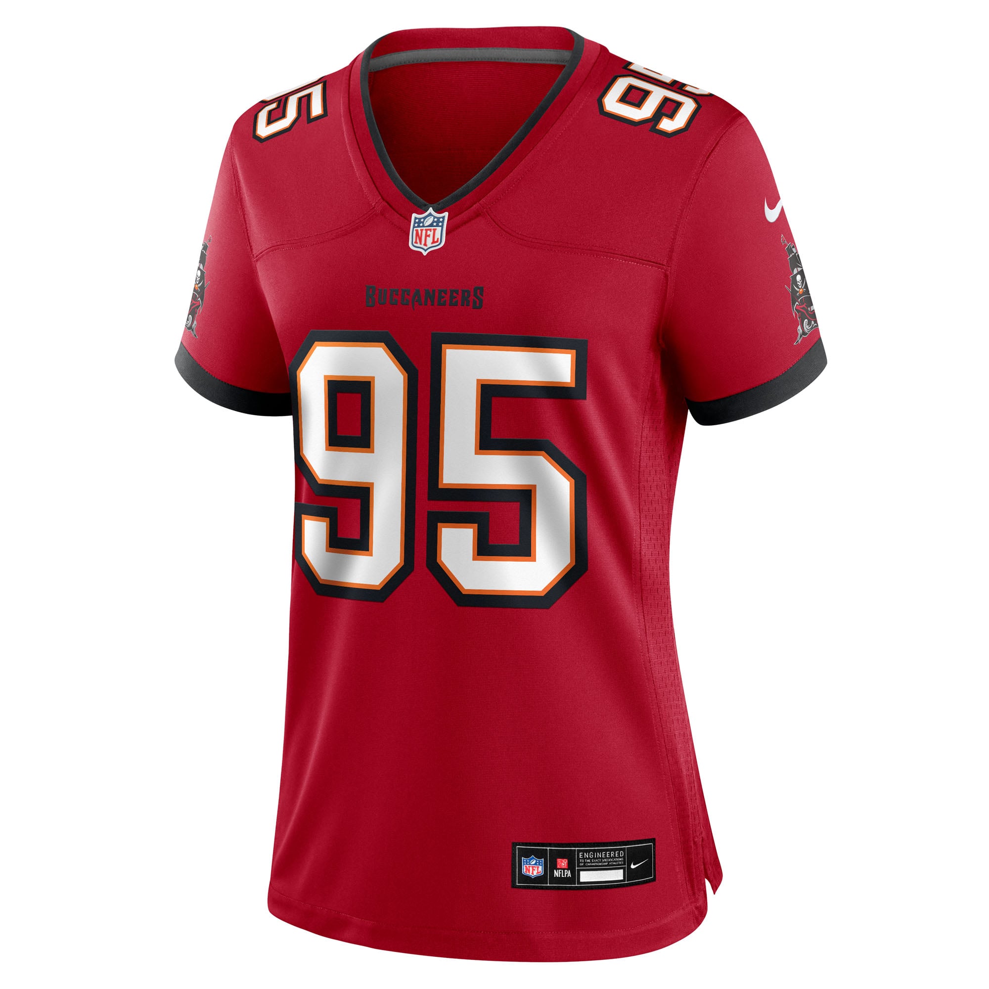 Elijah Roberts Tampa Bay Buccaneers Women's Team Game Jersey - Red - Image 3