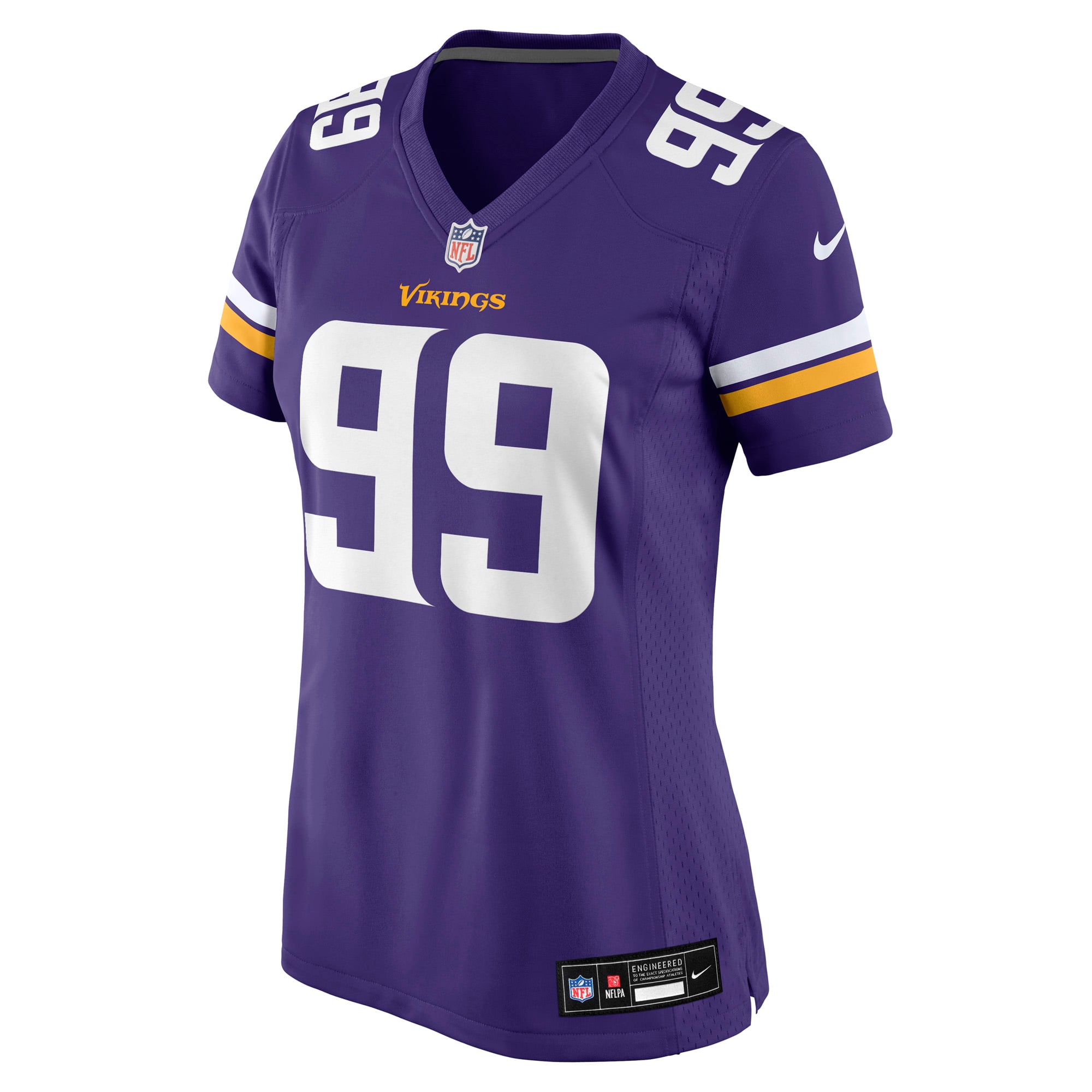 Elijah Williams Minnesota Vikings Women's Team Game Jersey - Purple - Image 3