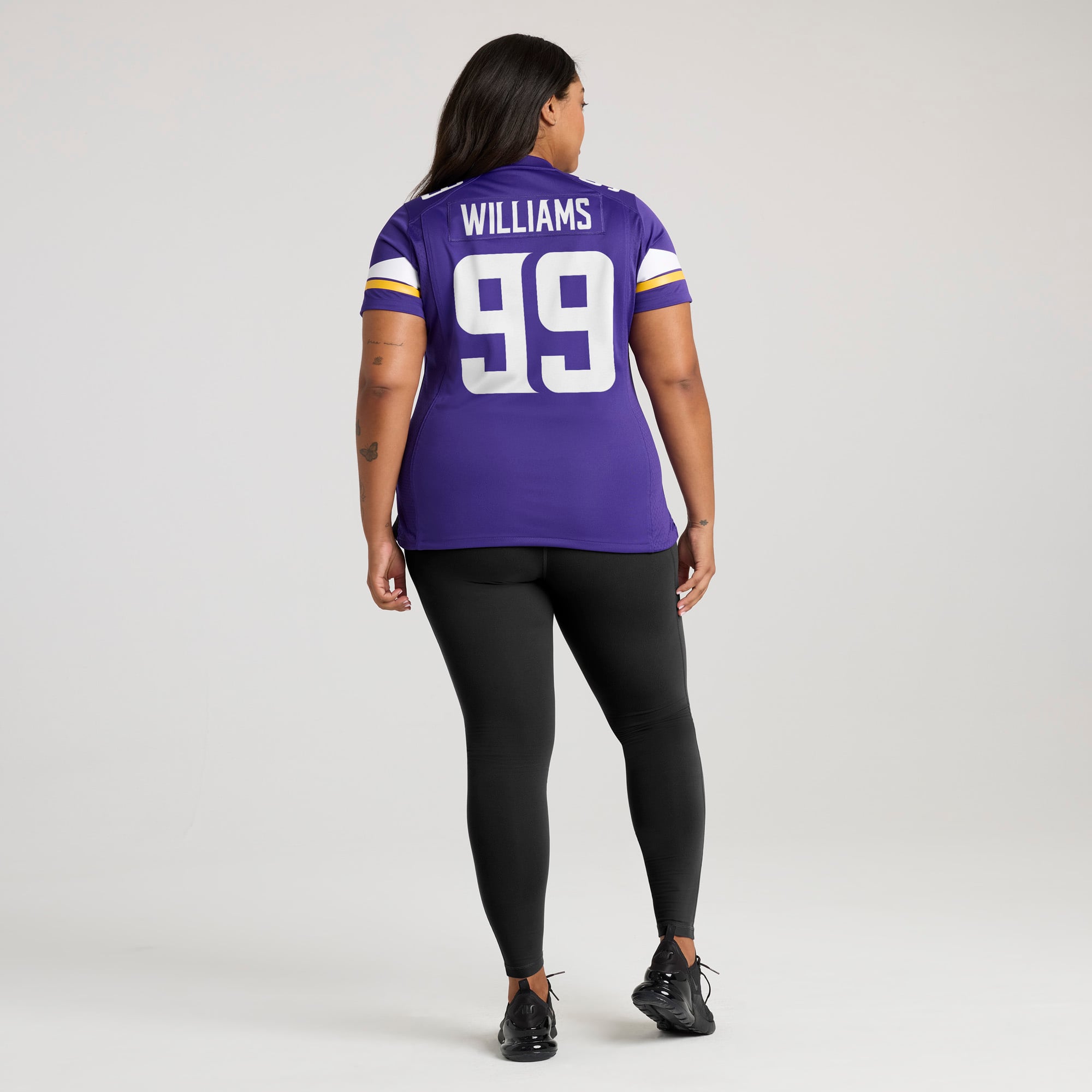 Elijah Williams Minnesota Vikings Women's Team Game Jersey - Purple - Image 8