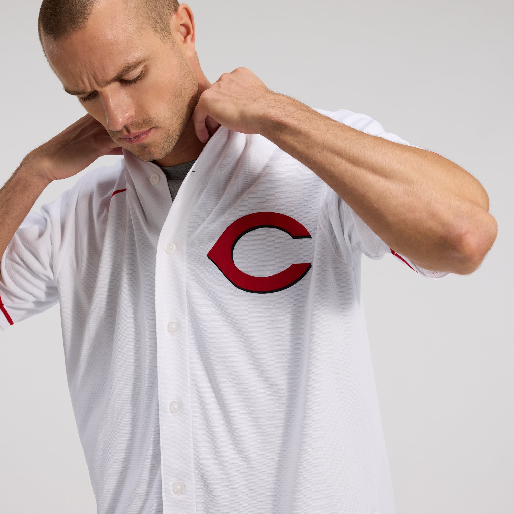Elly De La Cruz Cincinnati Reds Alternate 2 Jersey - White - Image 11