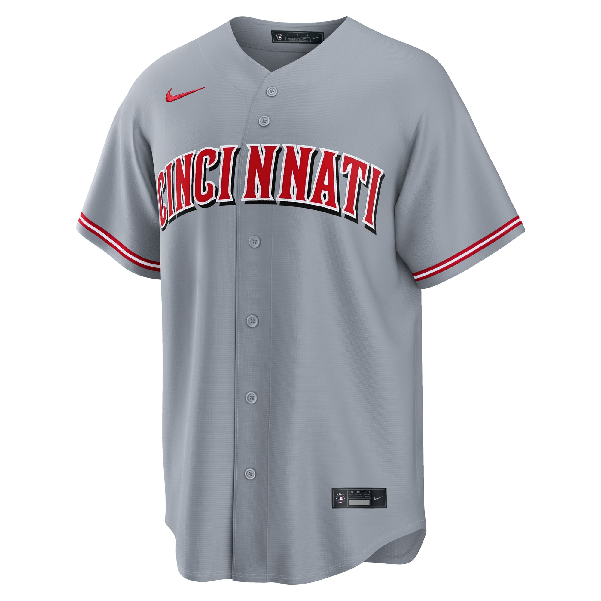 Elly De La Cruz Cincinnati Reds Alternate Jersey - Gray - Image 3