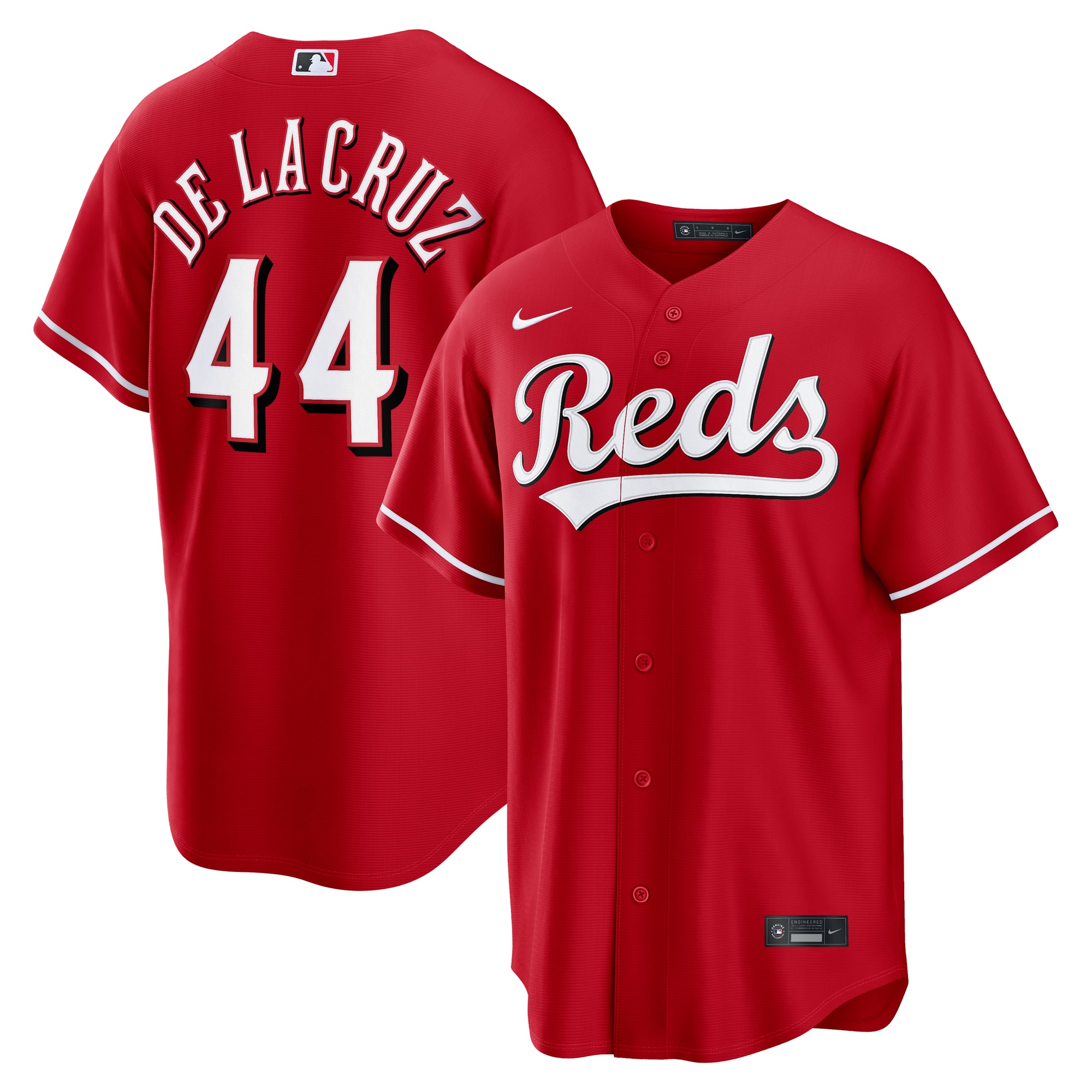 Elly De La Cruz Cincinnati Reds Alternate Jersey - Red - Image 2