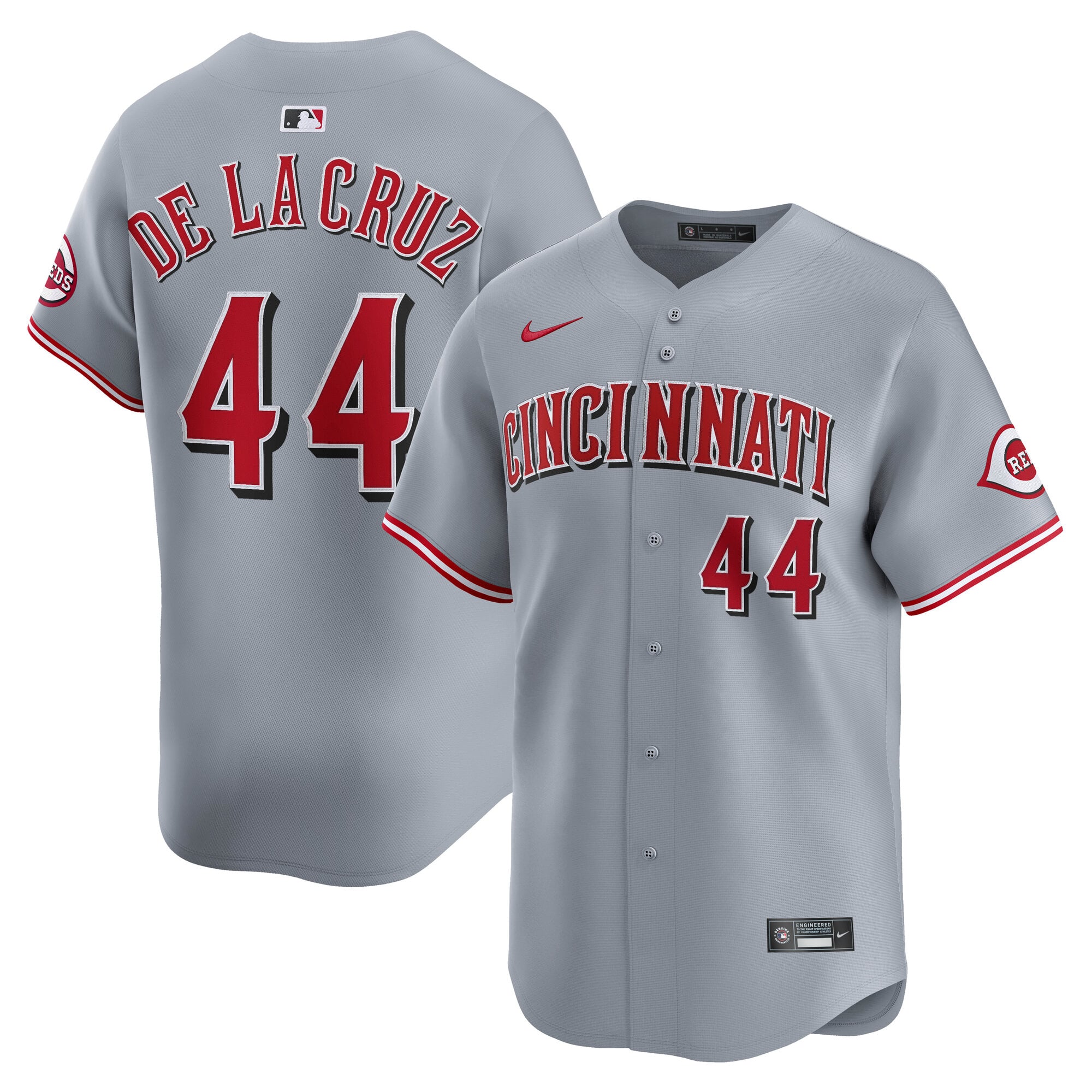 Elly De La Cruz Cincinnati Reds Home Limited Player Jersey - Gray
