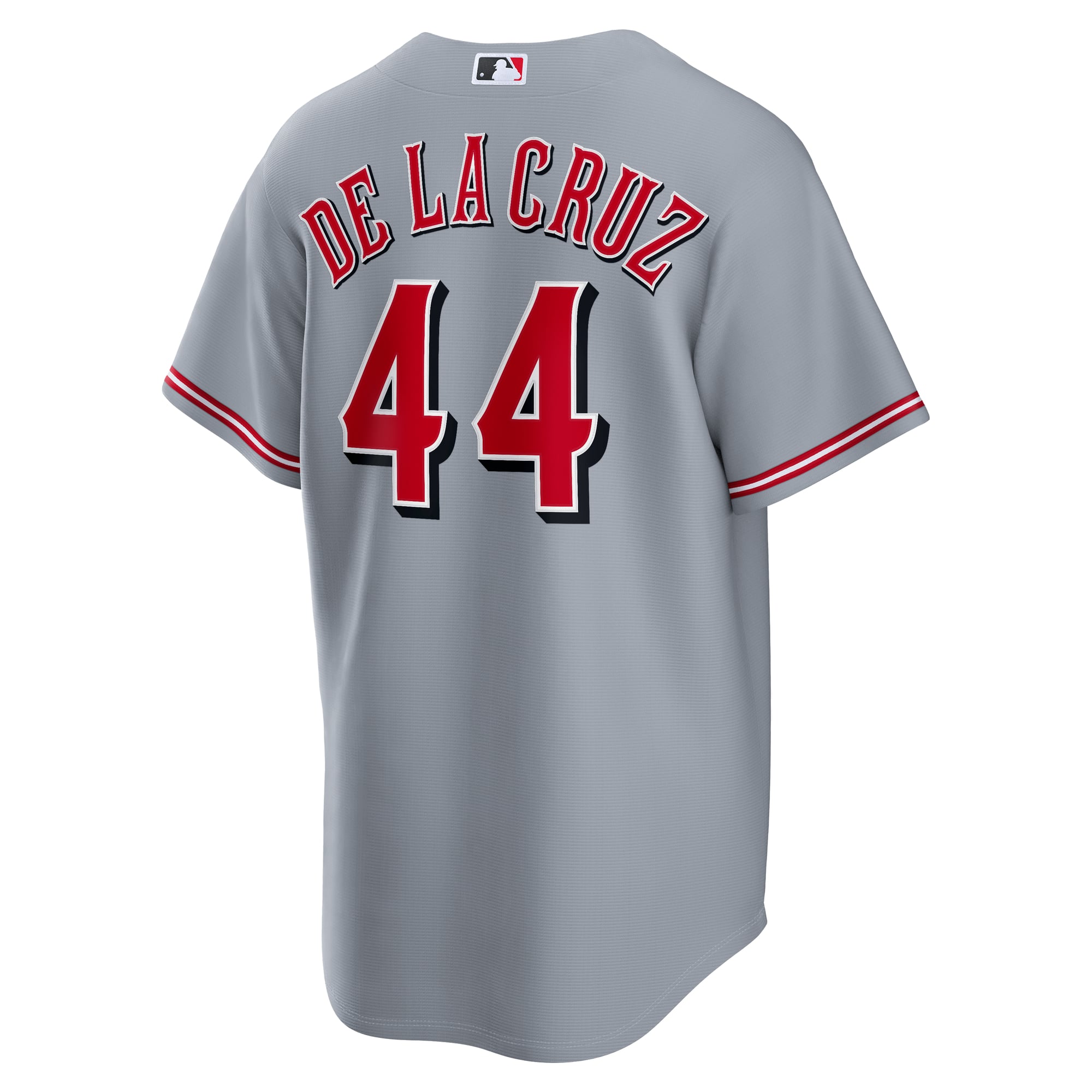 Elly De La Cruz Cincinnati Reds Road Jersey - Gray - Image 4