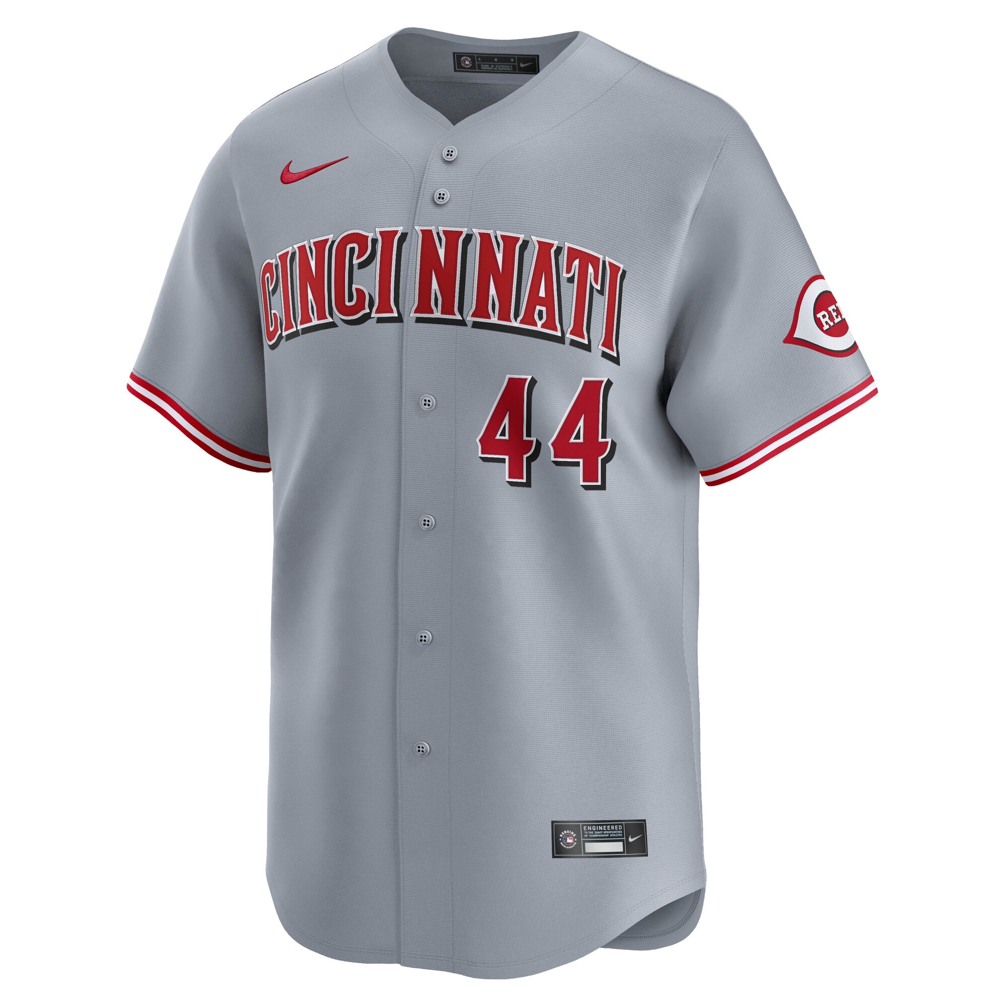 Elly De La Cruz Cincinnati Reds Road Limited Player Jersey - Gray - Image 3