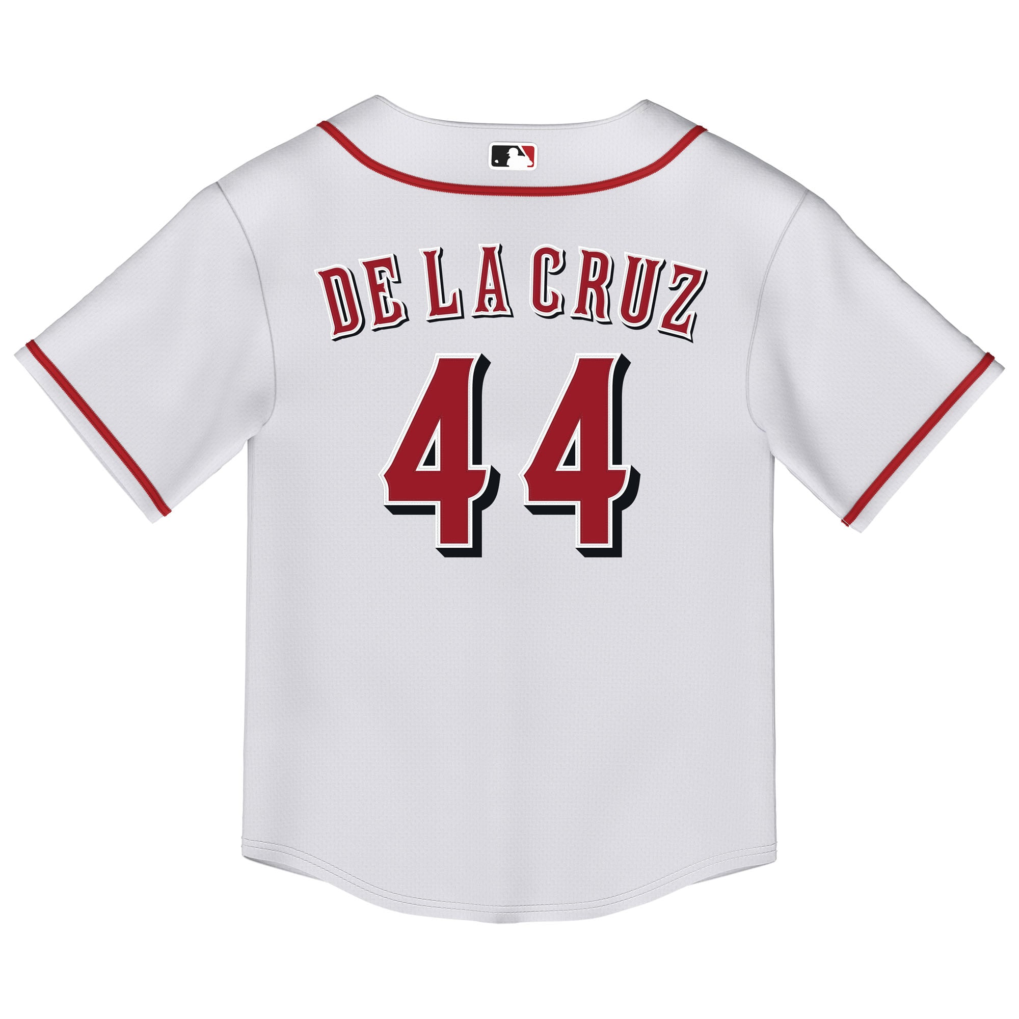 Elly De La Cruz Cincinnati Reds Toddler Home Player Jersey - White - Image 4