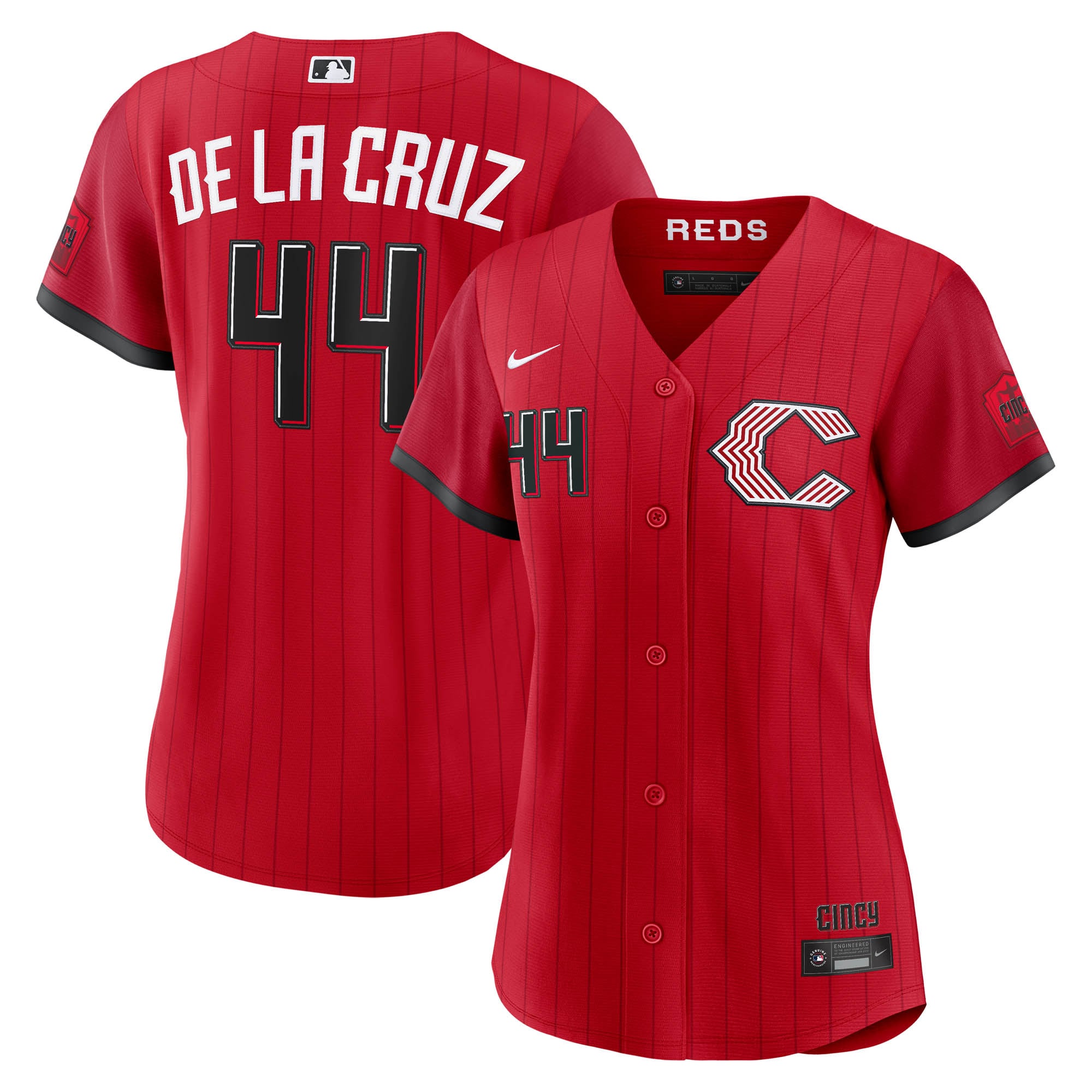 Elly De La Cruz Cincinnati Reds Women's 2026 City Connect Stadium Jersey - Red - Image 2