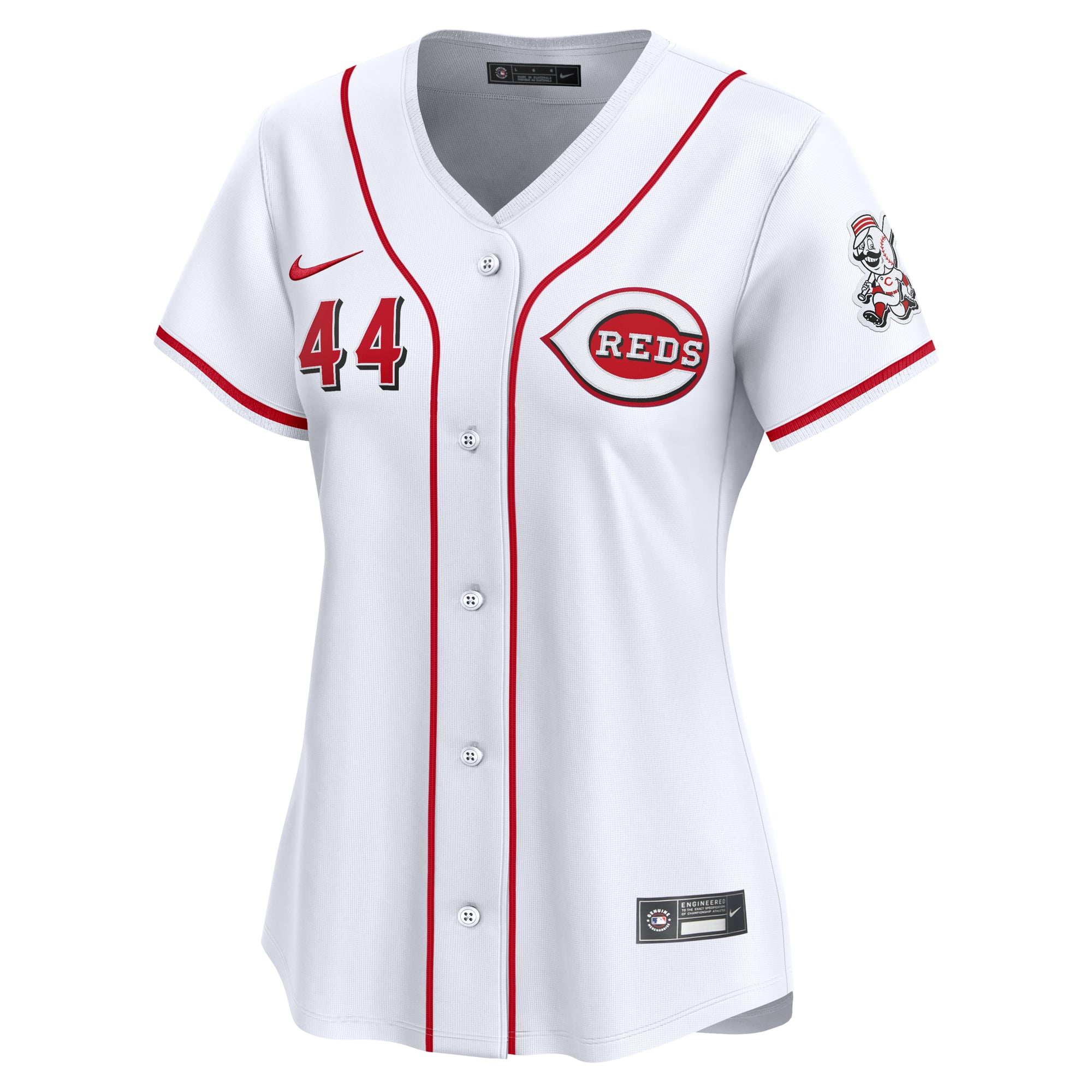 Elly De La Cruz Cincinnati Reds Women's Home Limited Player Jersey – White - Image 3