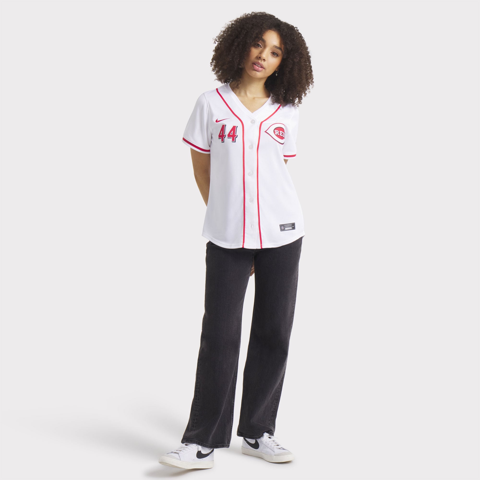 Elly De La Cruz Cincinnati Reds Women's Home Limited Player Jersey – White - Image 9