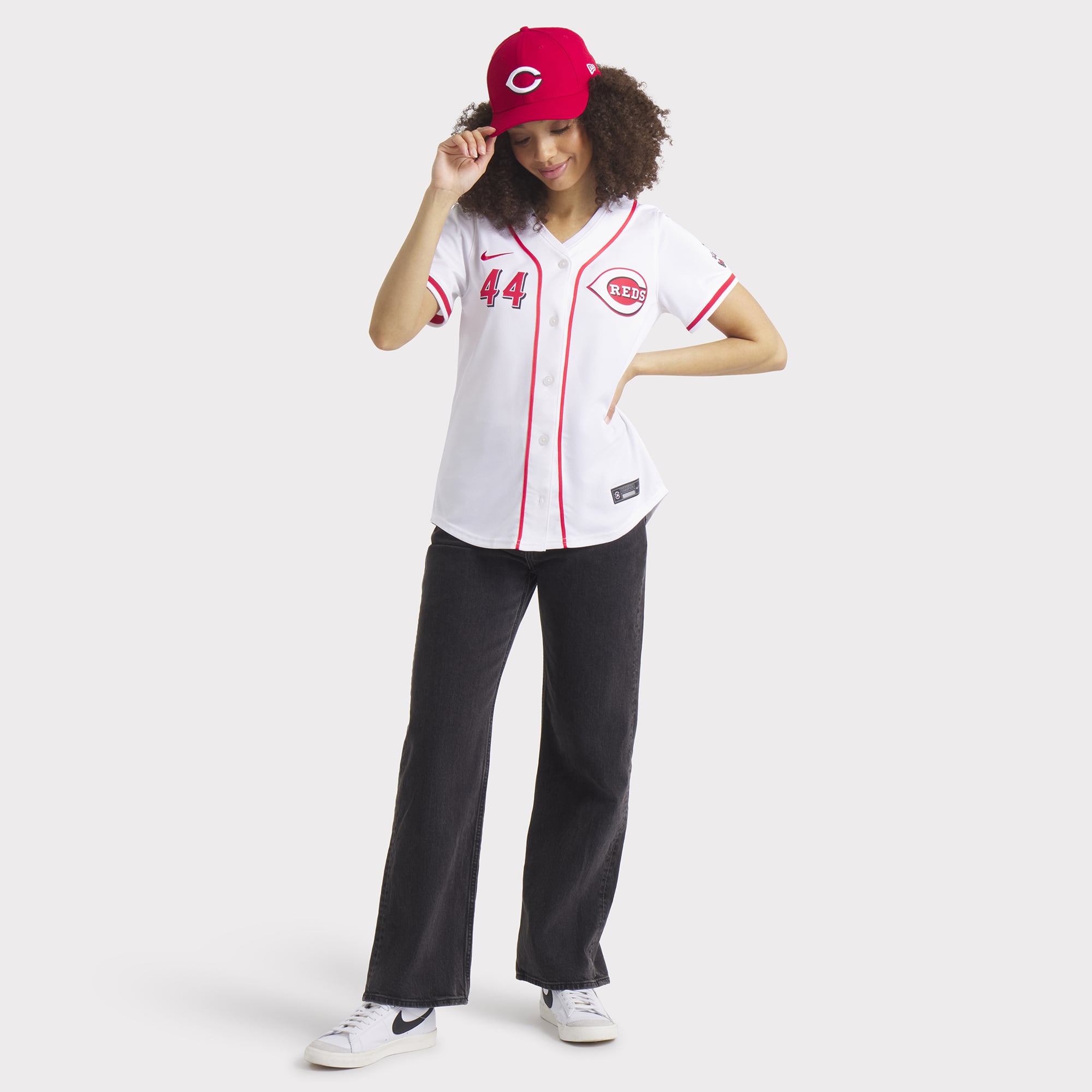 Elly De La Cruz Cincinnati Reds Women's Home Limited Player Jersey – White - Image 8