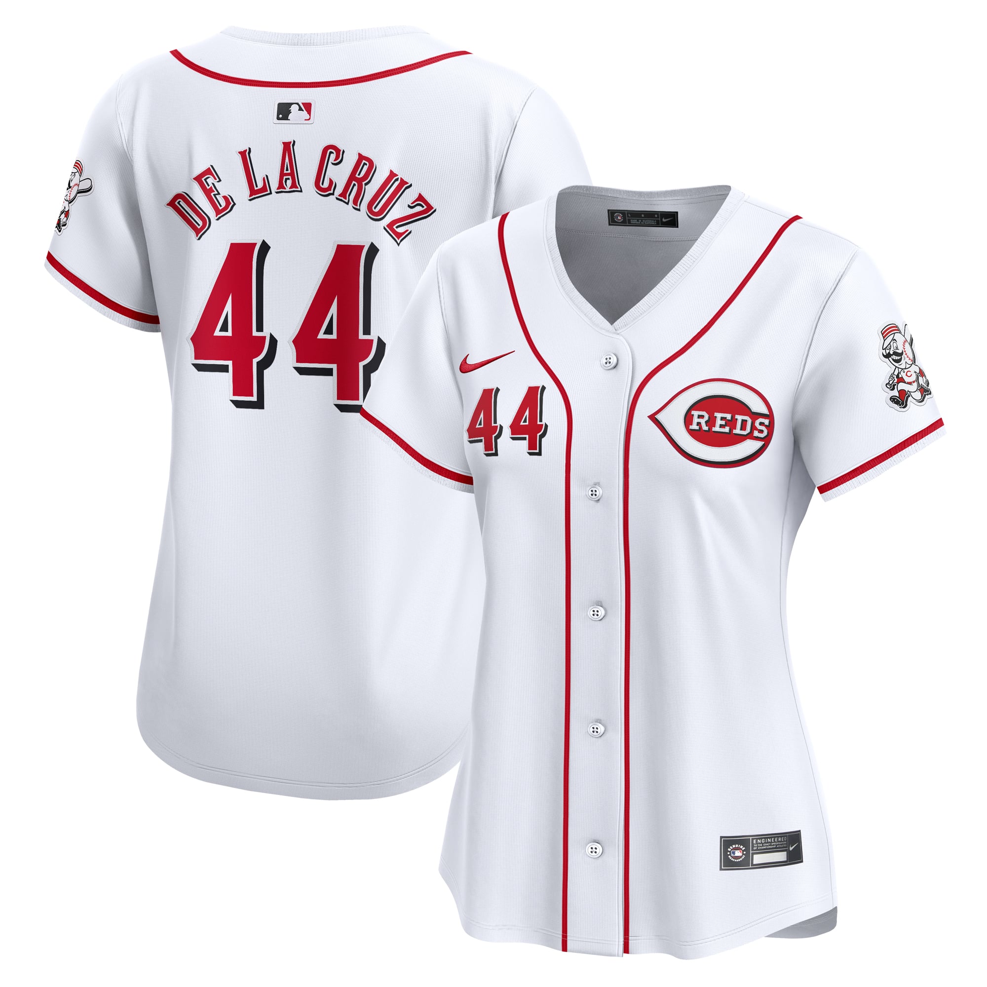 Elly De La Cruz Cincinnati Reds Women's Home Limited Player Jersey – White