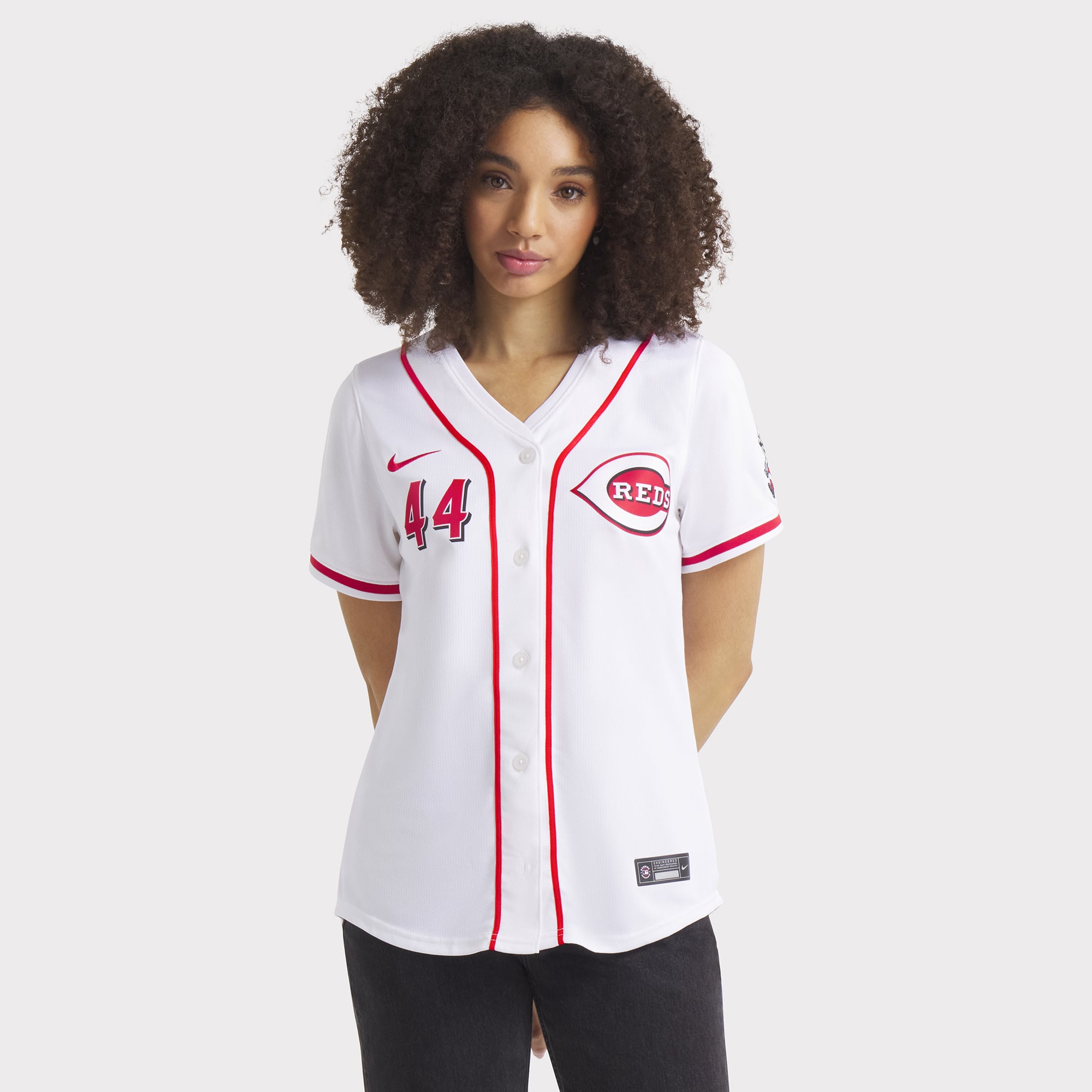 Elly De La Cruz Cincinnati Reds Women's Home Limited Player Jersey - White - Image 5