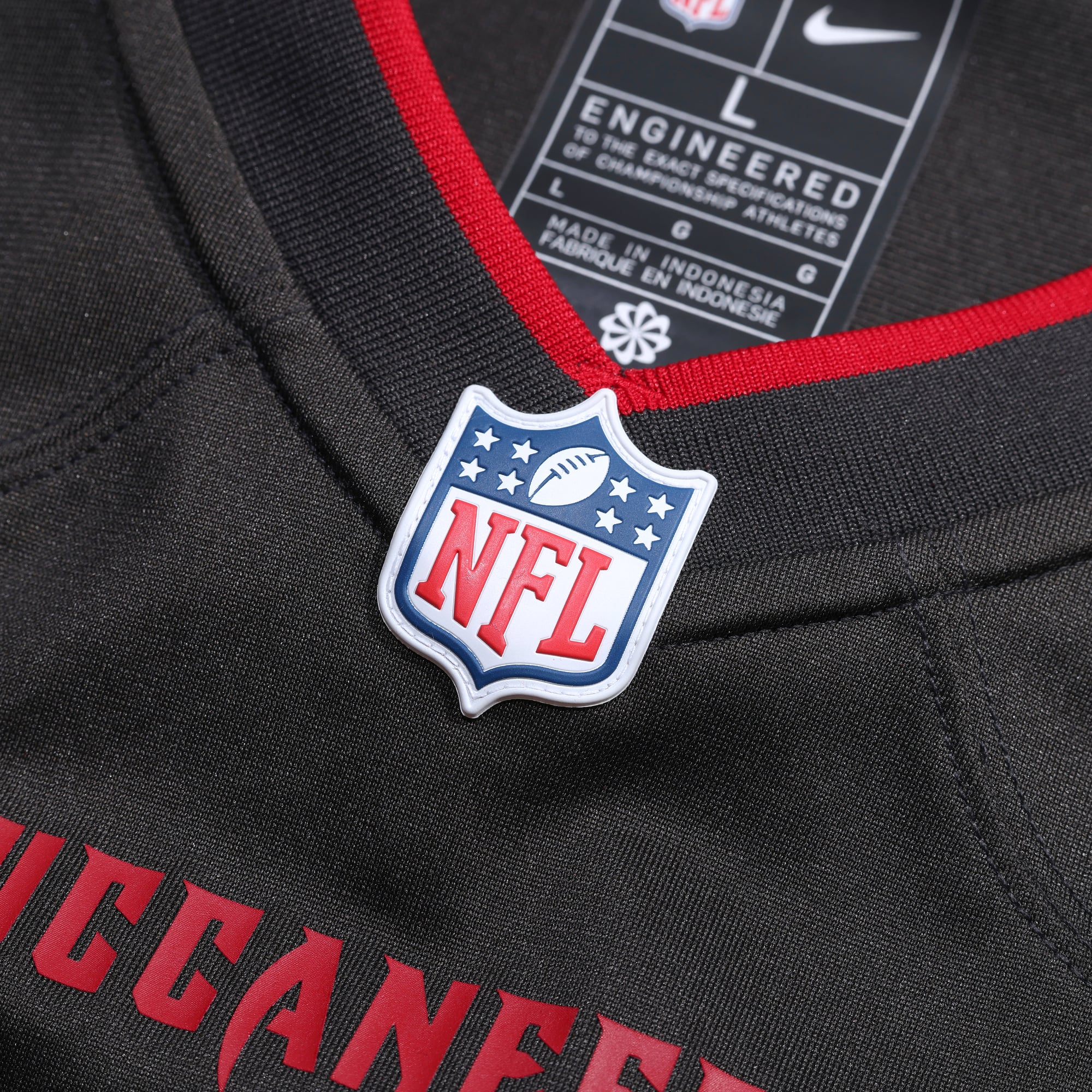 Emeka Egbuka Tampa Bay Buccaneers Alternate Game Player Jersey - Pewter - Image 5