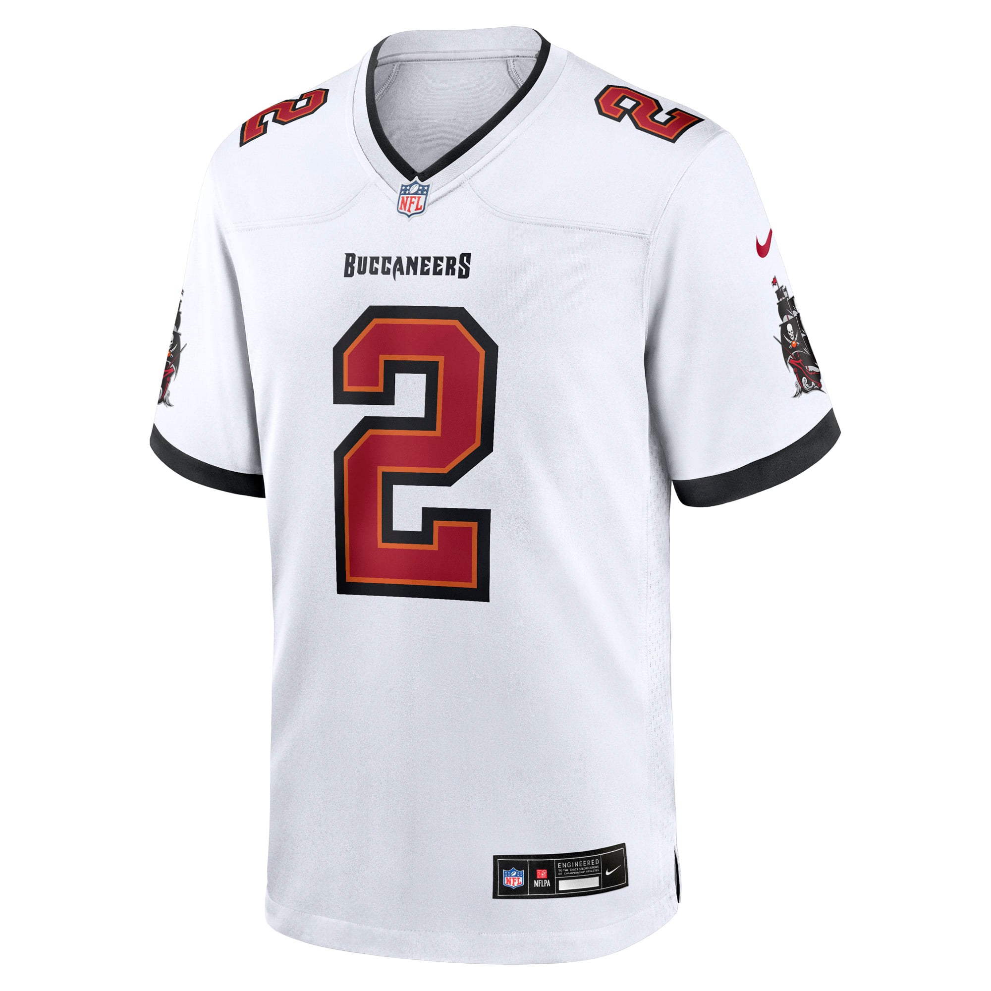 Emeka Egbuka Tampa Bay Buccaneers Game Jersey - White - White - Image 3