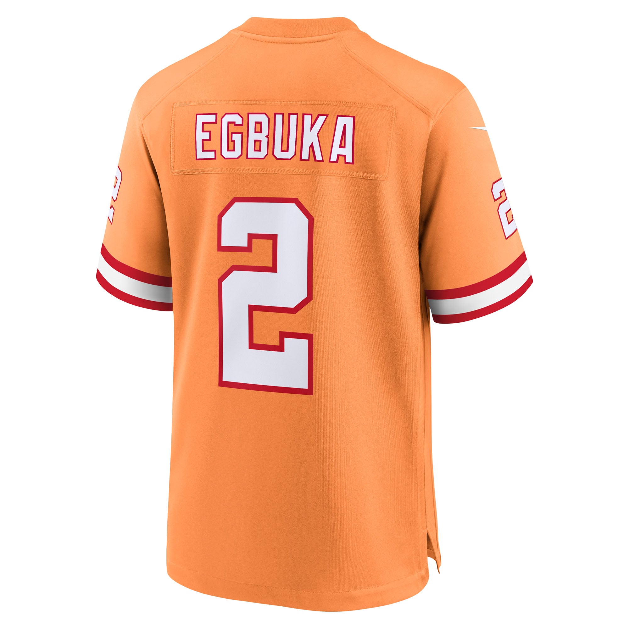Emeka Egbuka Tampa Bay Buccaneers Team Game Jersey - Red - Creamsicle - Image 4