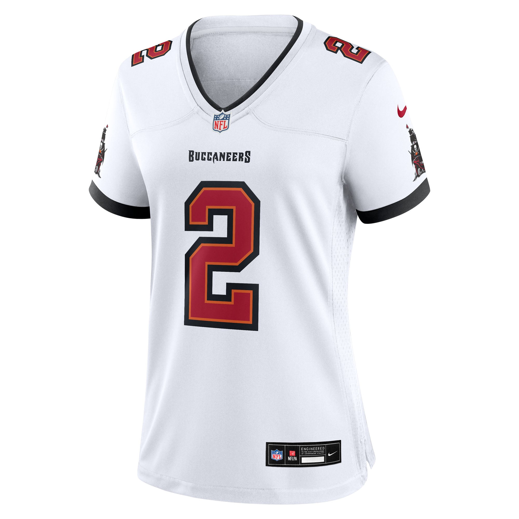 Emeka Egbuka Tampa Bay Buccaneers Women's Game Jersey - White - Image 3