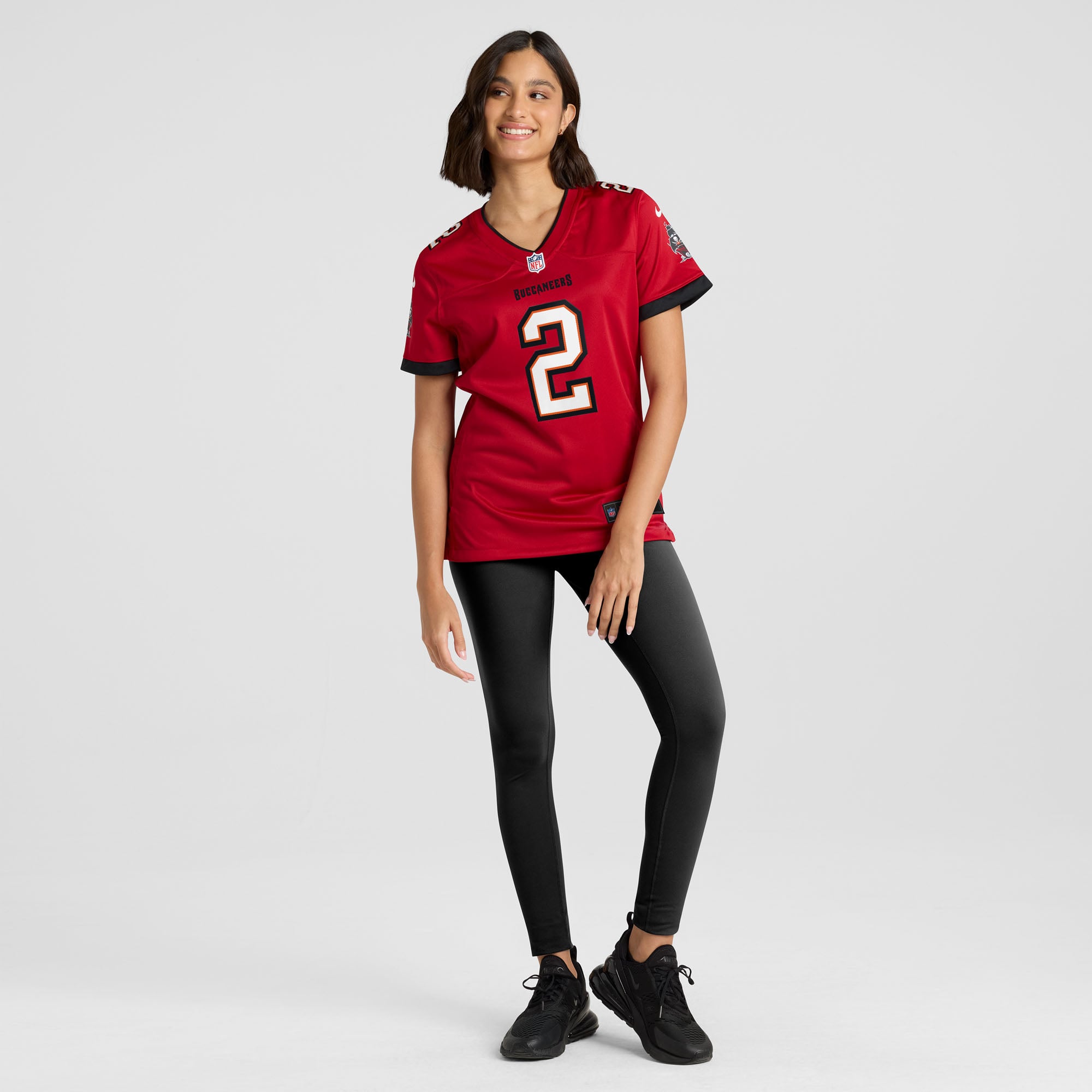 Emeka Egbuka Tampa Bay Buccaneers Women's Team Game Jersey - Red - Image 5
