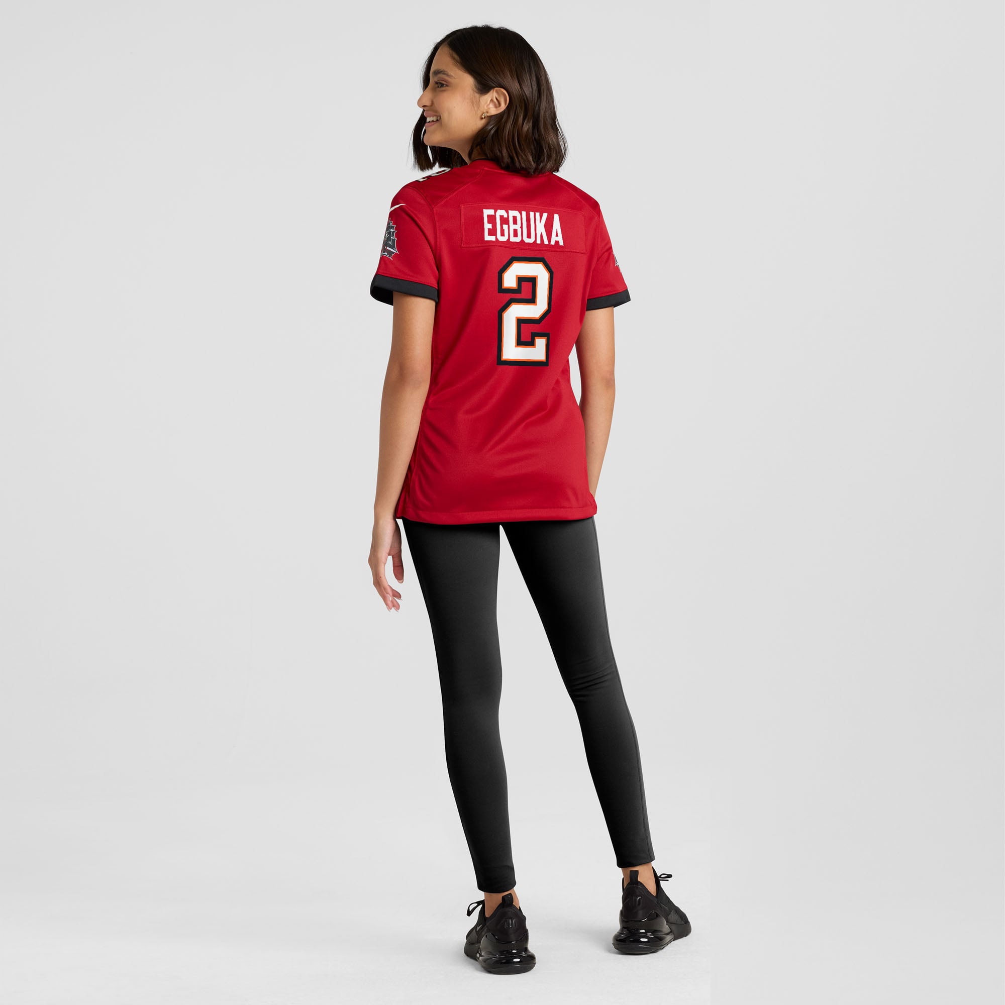 Emeka Egbuka Tampa Bay Buccaneers Women's Team Game Jersey - Red - Image 6