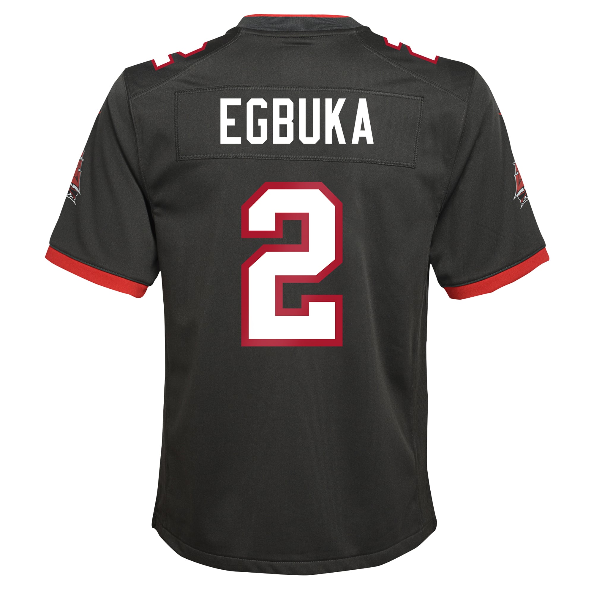 Emeka Egbuka Tampa Bay Buccaneers Youth Alternate Game Jersey - Pewter - Image 4