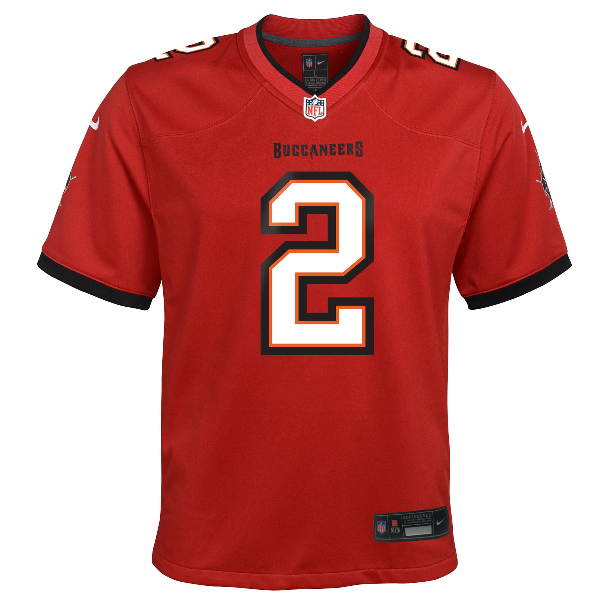 Emeka Egbuka Tampa Bay Buccaneers Youth Alternate Game Jersey - Red - Image 3