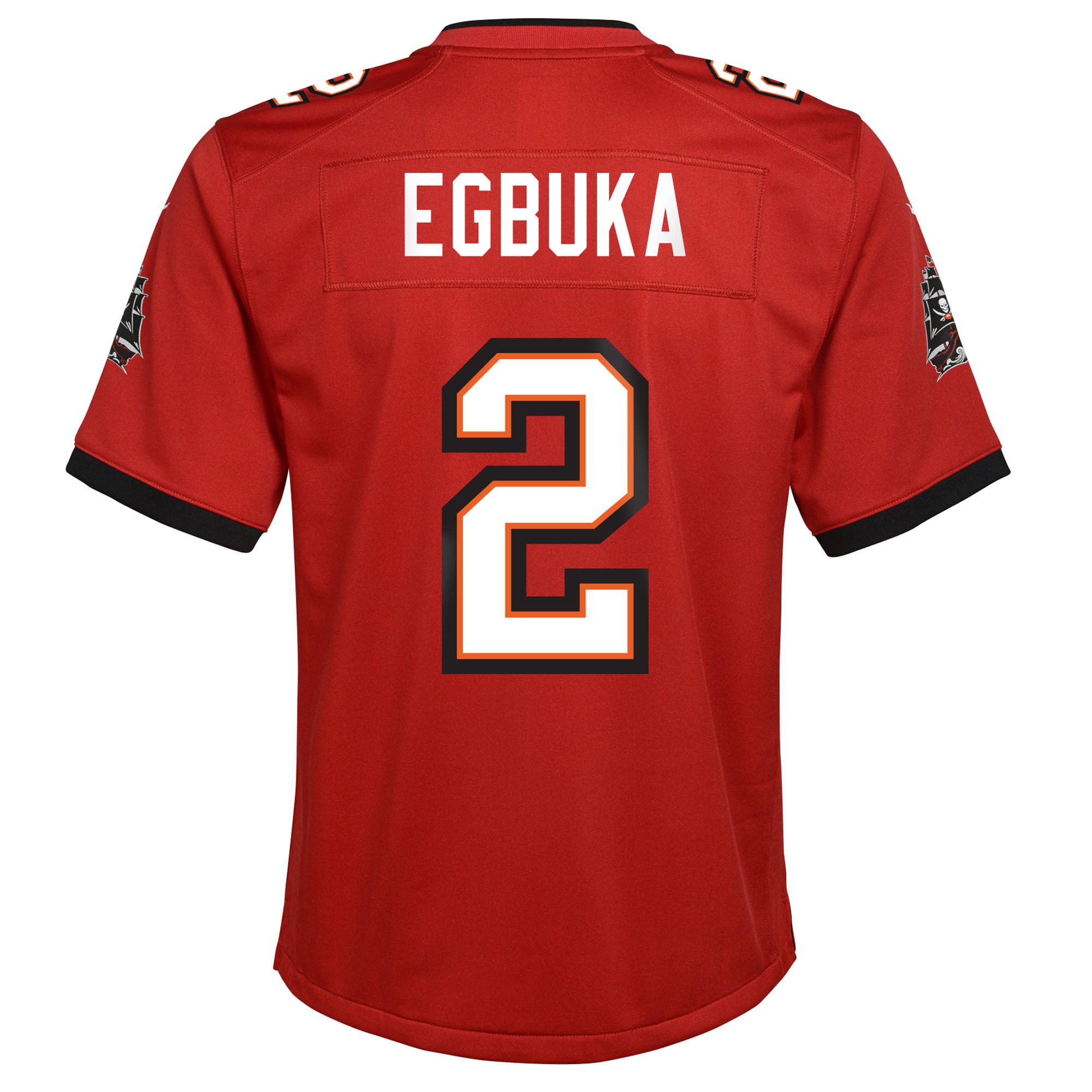 Emeka Egbuka Tampa Bay Buccaneers Youth Alternate Game Jersey - Red - Image 4