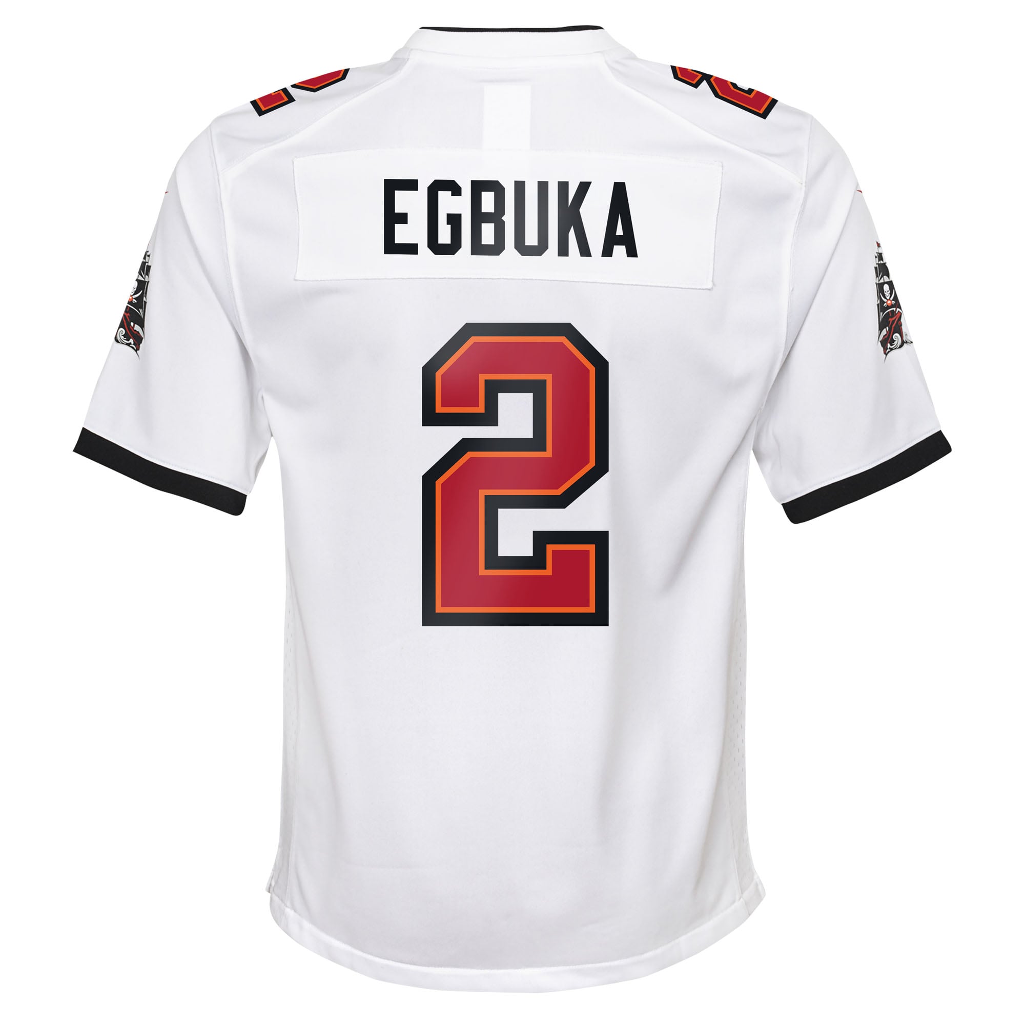 Emeka Egbuka Tampa Bay Buccaneers Youth White Game Jersey - White - Image 4