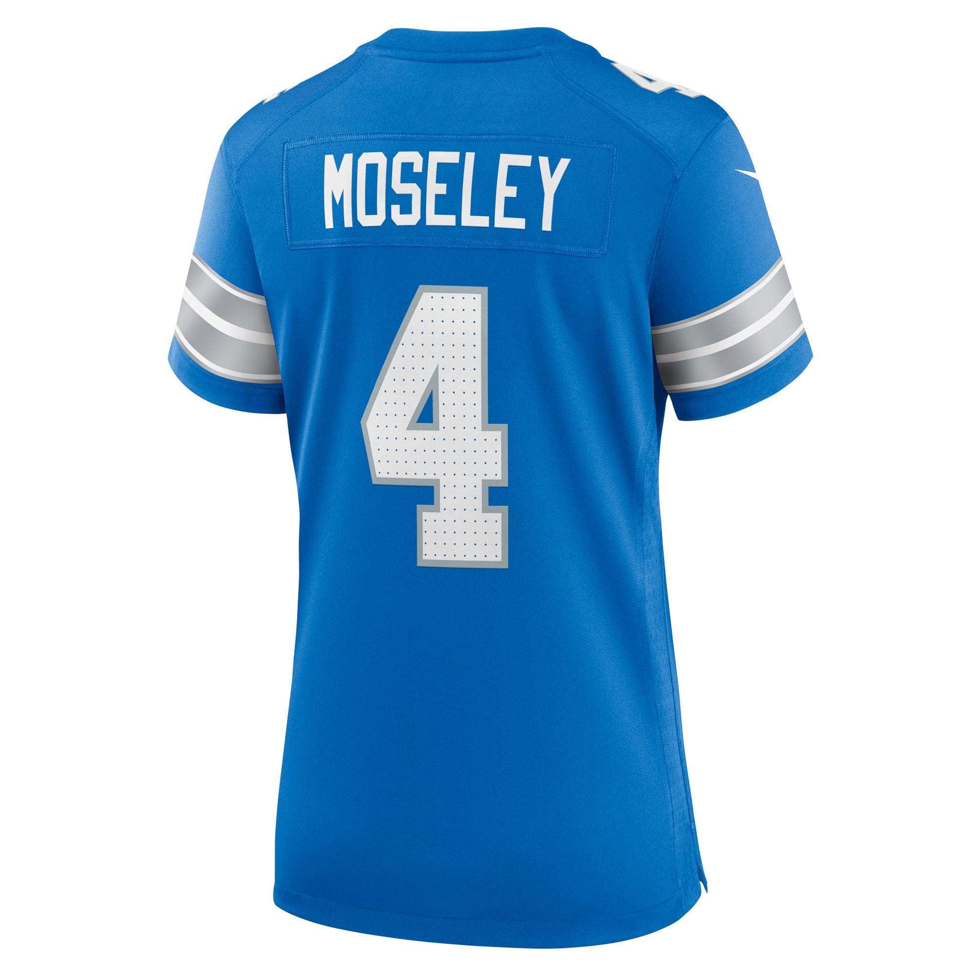 Emmanuel Moseley Detroit Lions Women's Team Game Jersey - Blue - Image 4