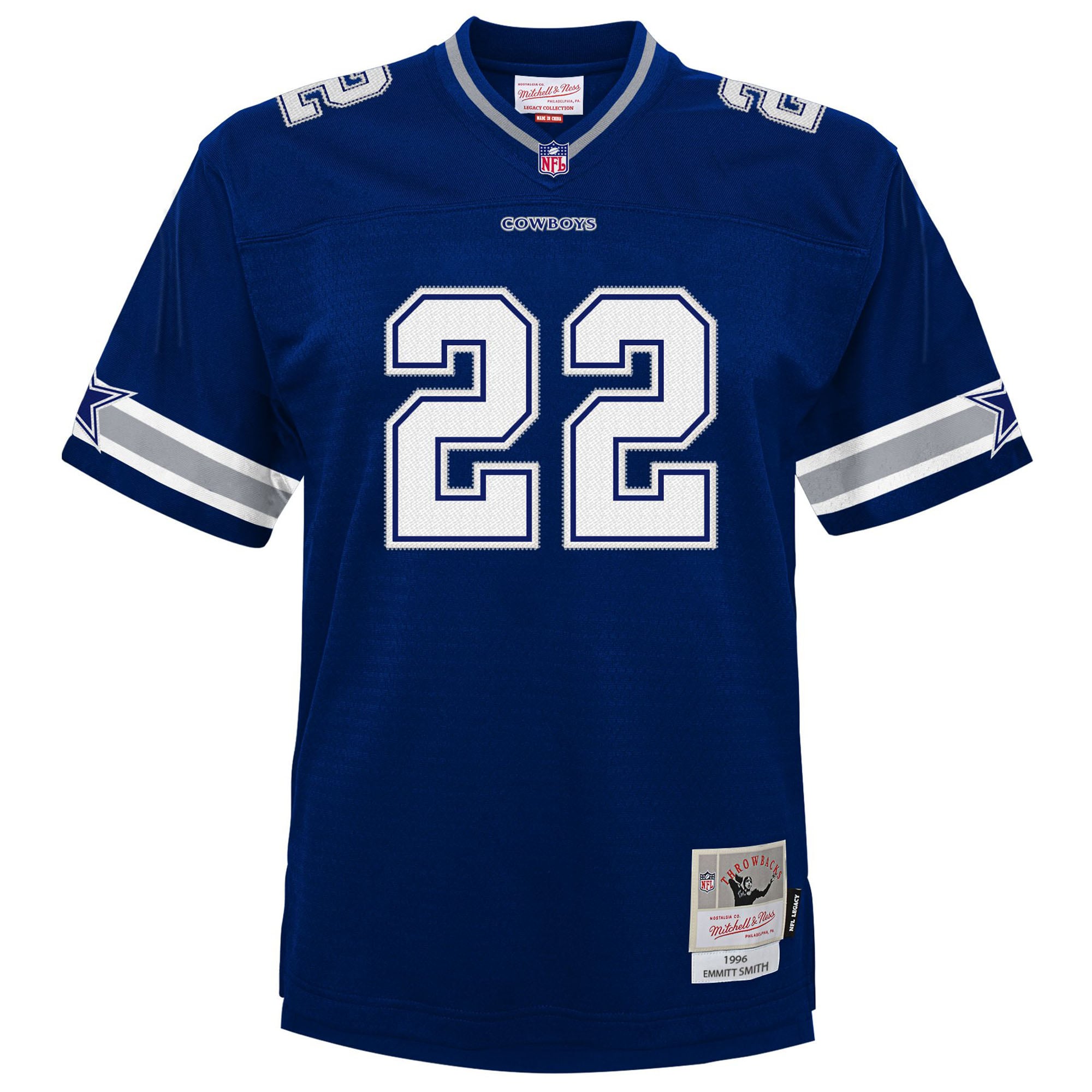 Emmitt Smith Dallas Cowboys Toddler 1996 Retired Legacy Jersey - Navy - Image 3