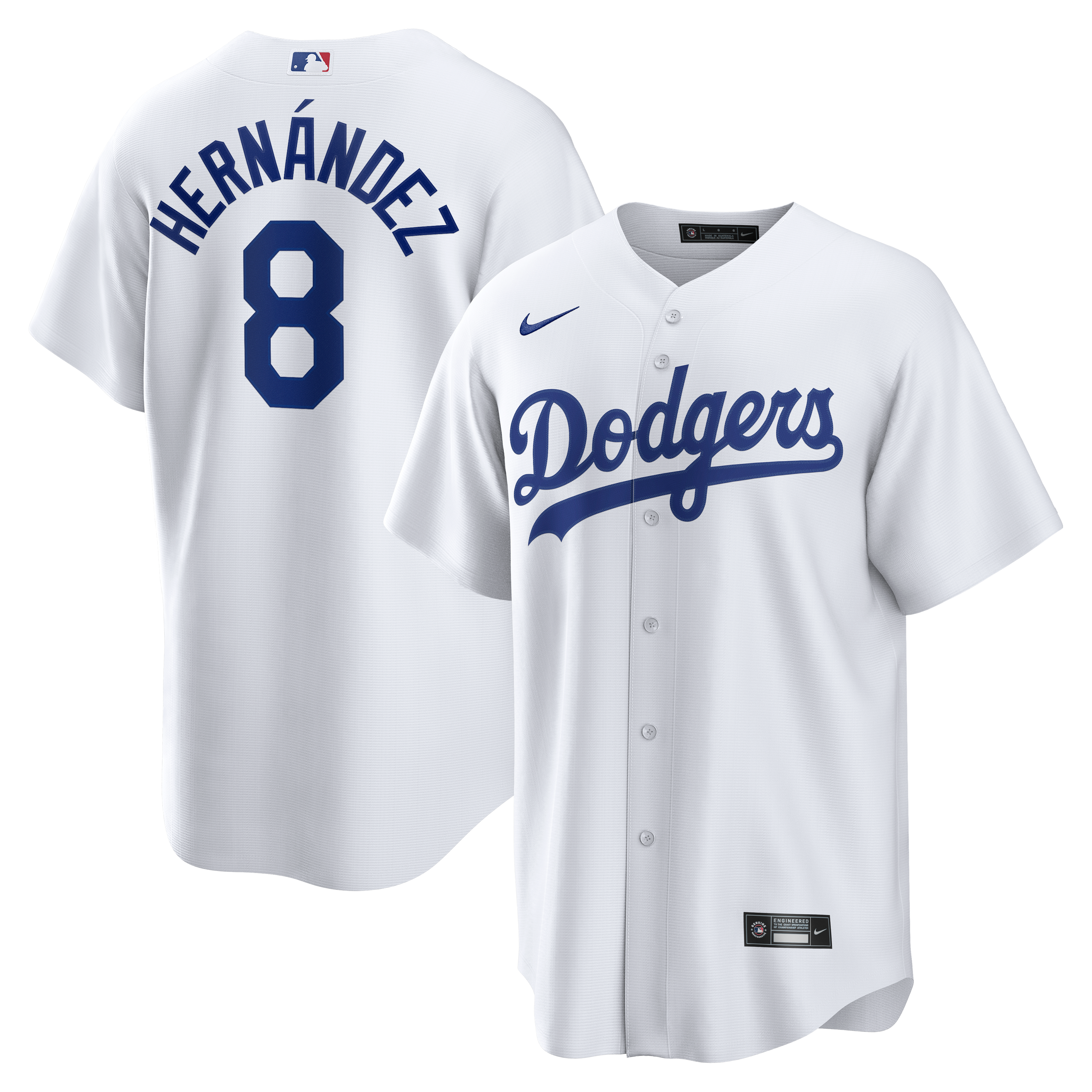 Enrique Hernández Los Angeles Dodgers Alternate Jersey - Royal - White
