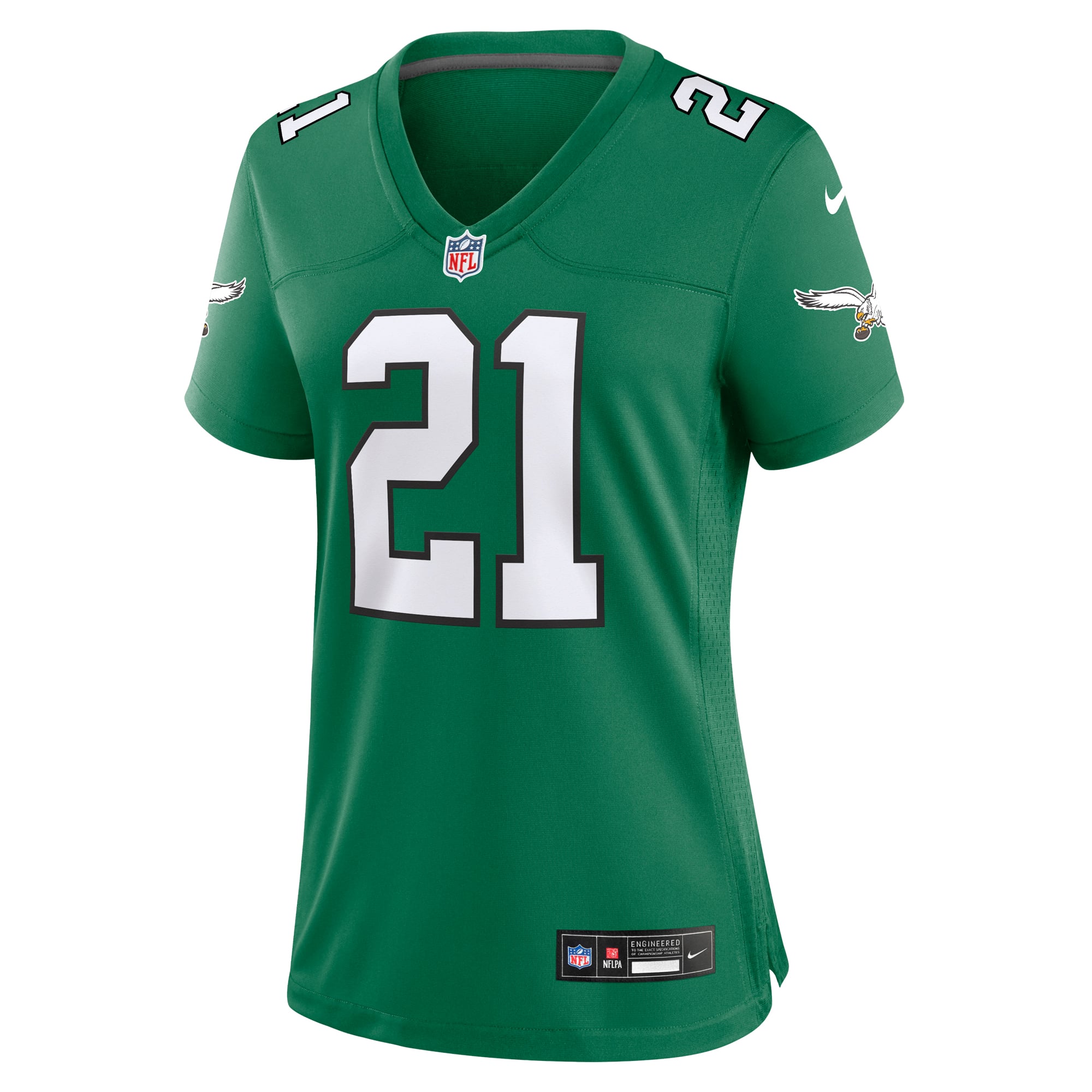 Eric Allen Philadelphia Eagles Women's Alternate Game Jersey - Kelly Green - Image 3