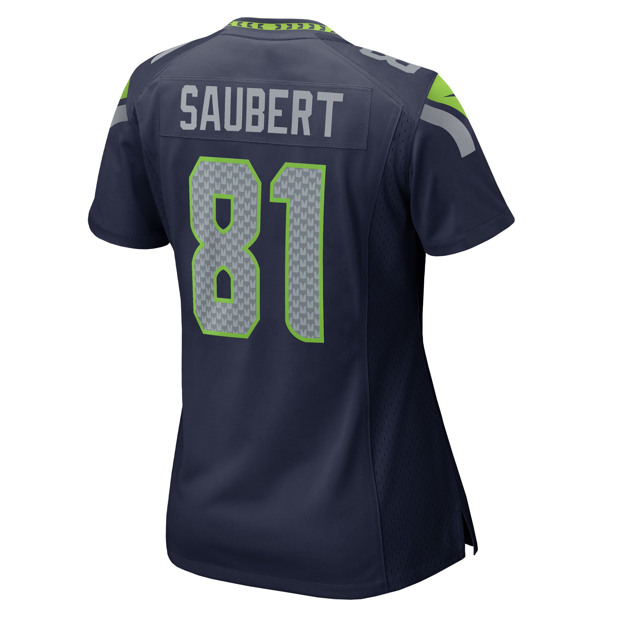 Eric Saubert Seattle Seahawks Women's Team Game Jersey - College Navy - Image 4