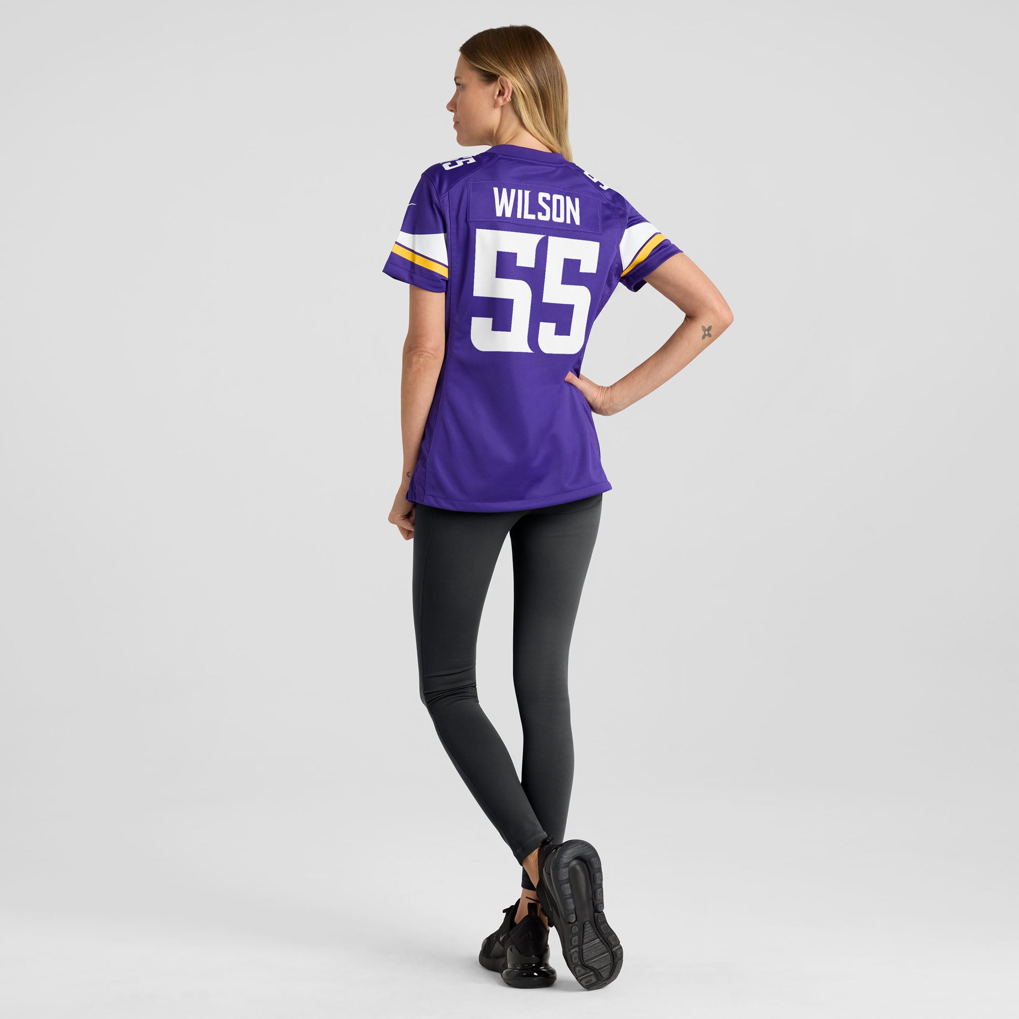 Eric Wilson Minnesota Vikings Women's Team Game Jersey - Purple - Image 6