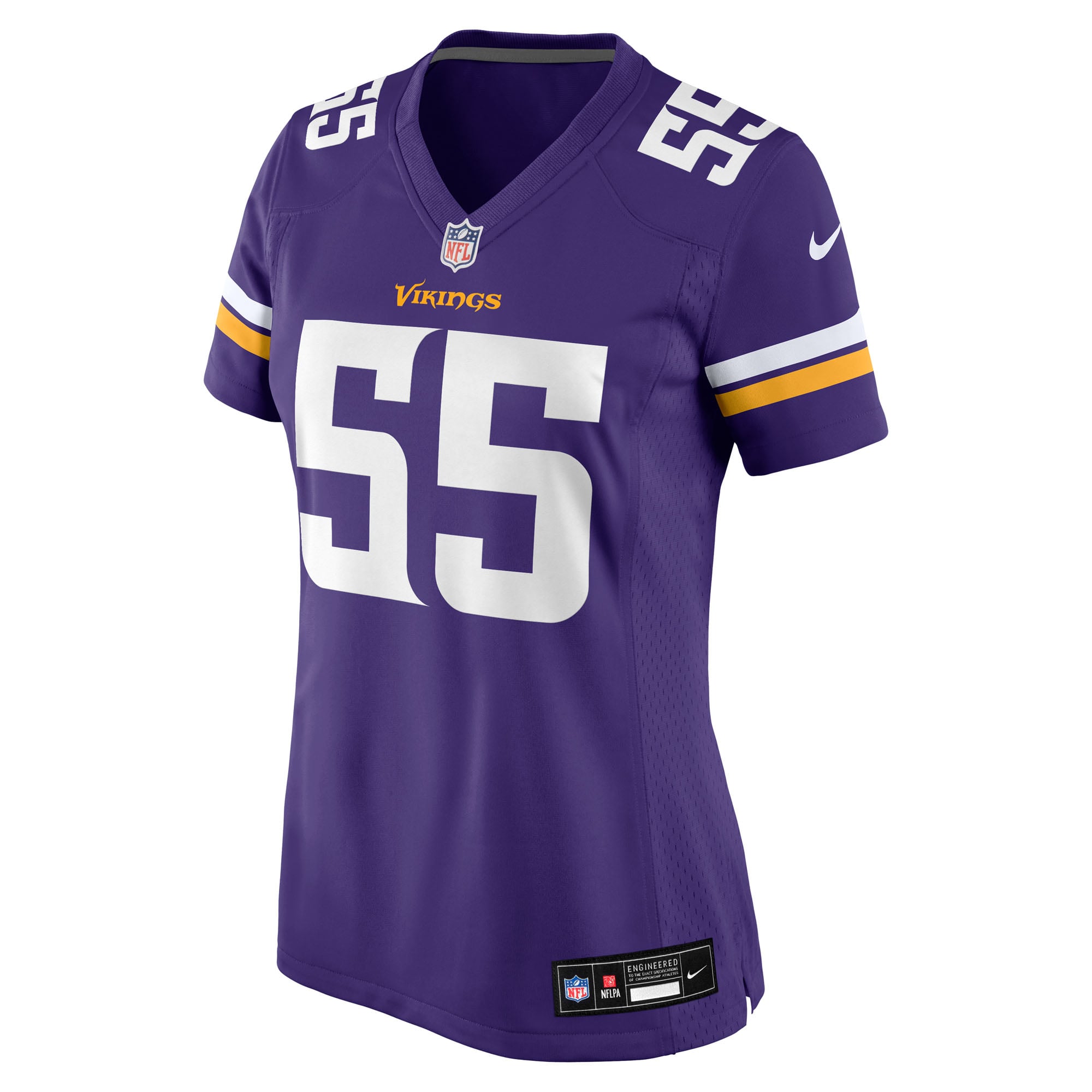 Eric Wilson Minnesota Vikings Women's Team Game Jersey - Purple - Image 3