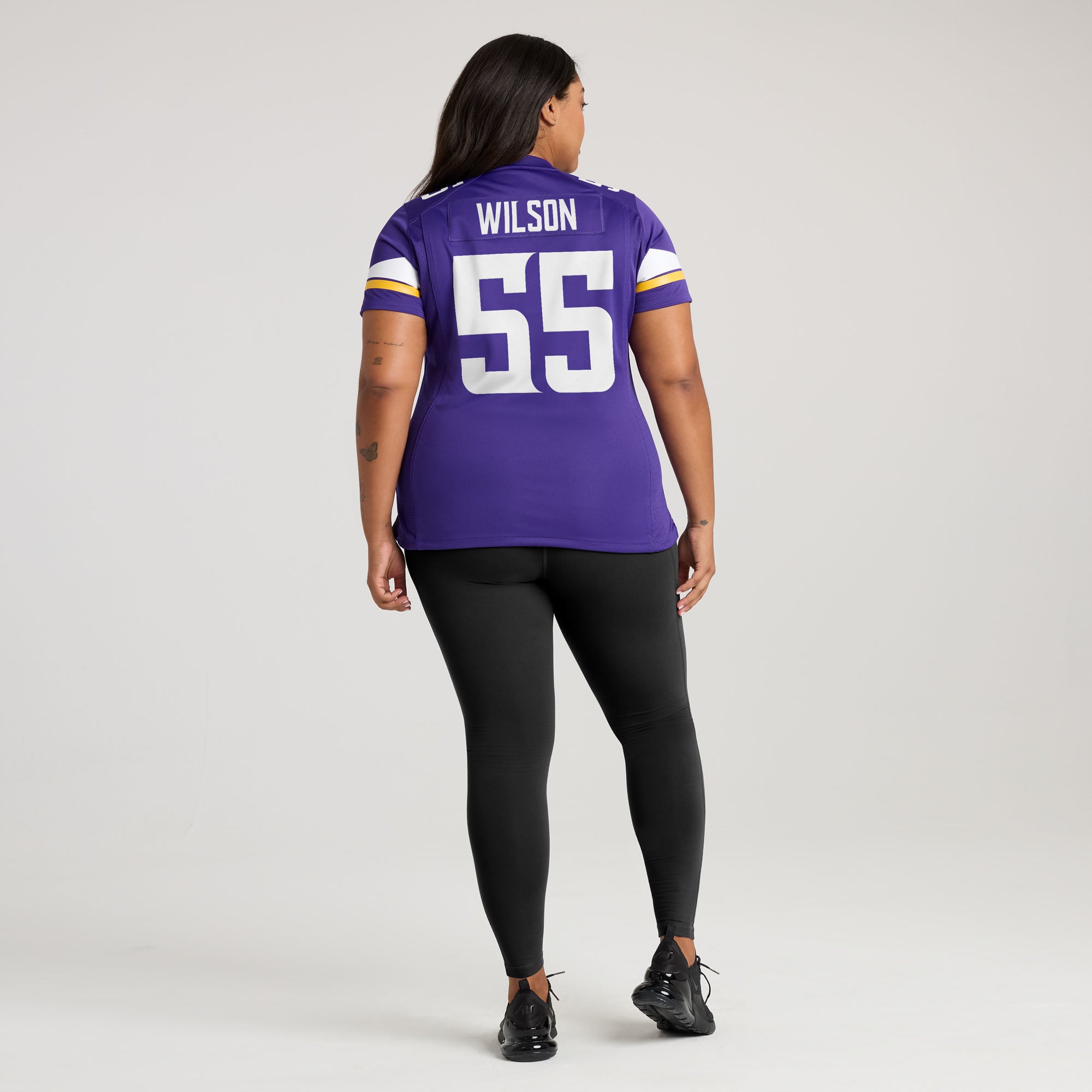 Eric Wilson Minnesota Vikings Women's Team Game Jersey - Purple - Image 8