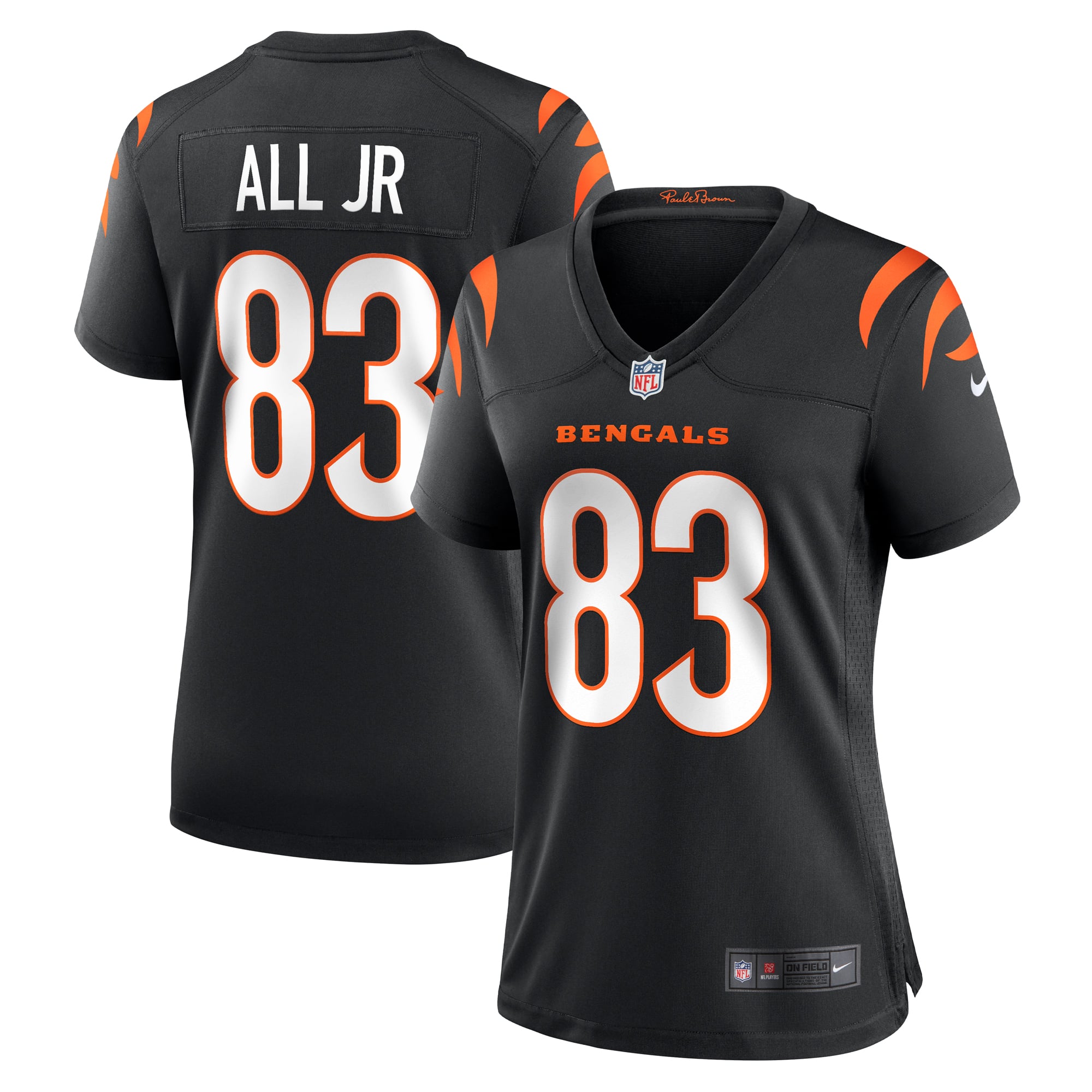 Erick All Jr. Cincinnati Bengals Women's Team Game Jersey - Black - Image 2