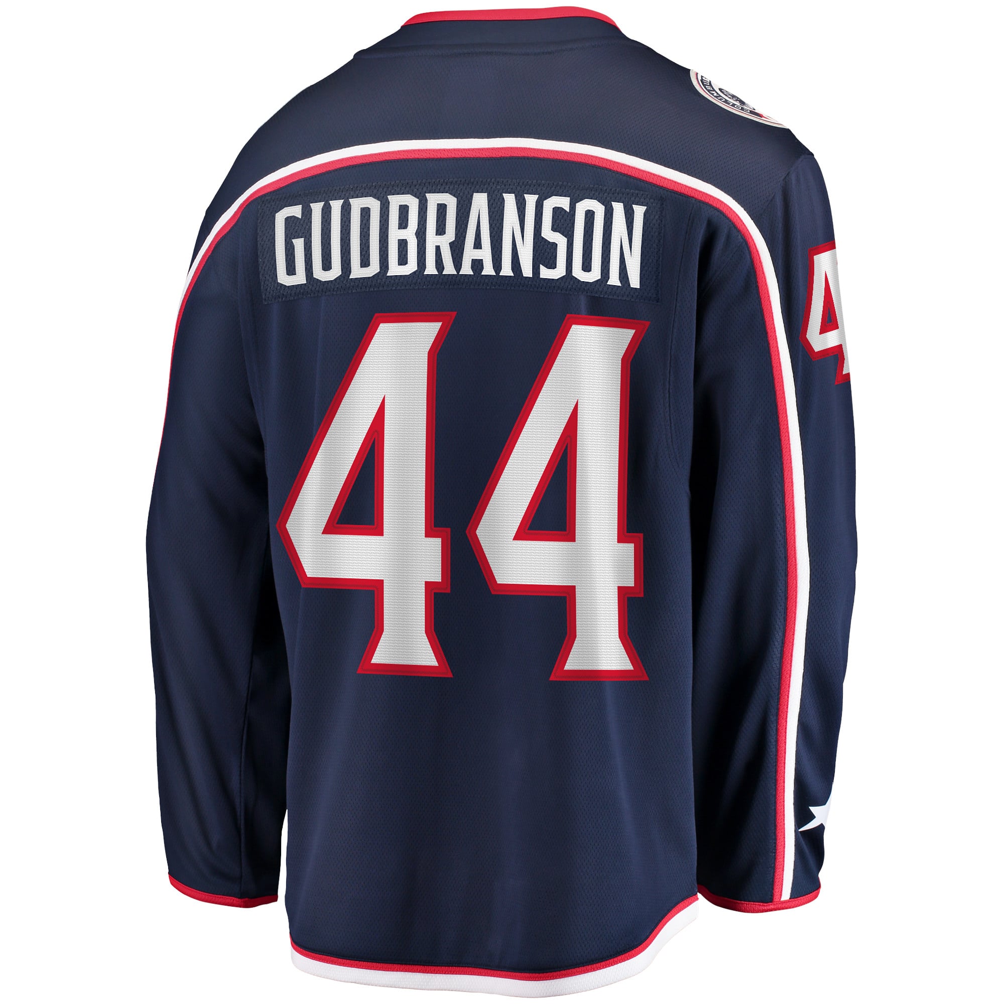 Erik Gudbranson Columbus Blue Jackets Home Breakaway Player Jersey - Navy - Image 3