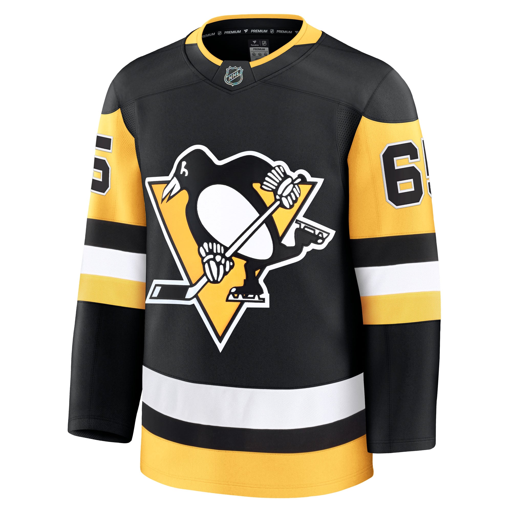 Erik Karlsson Pittsburgh Penguins Home Premium Jersey - Black - Image 3