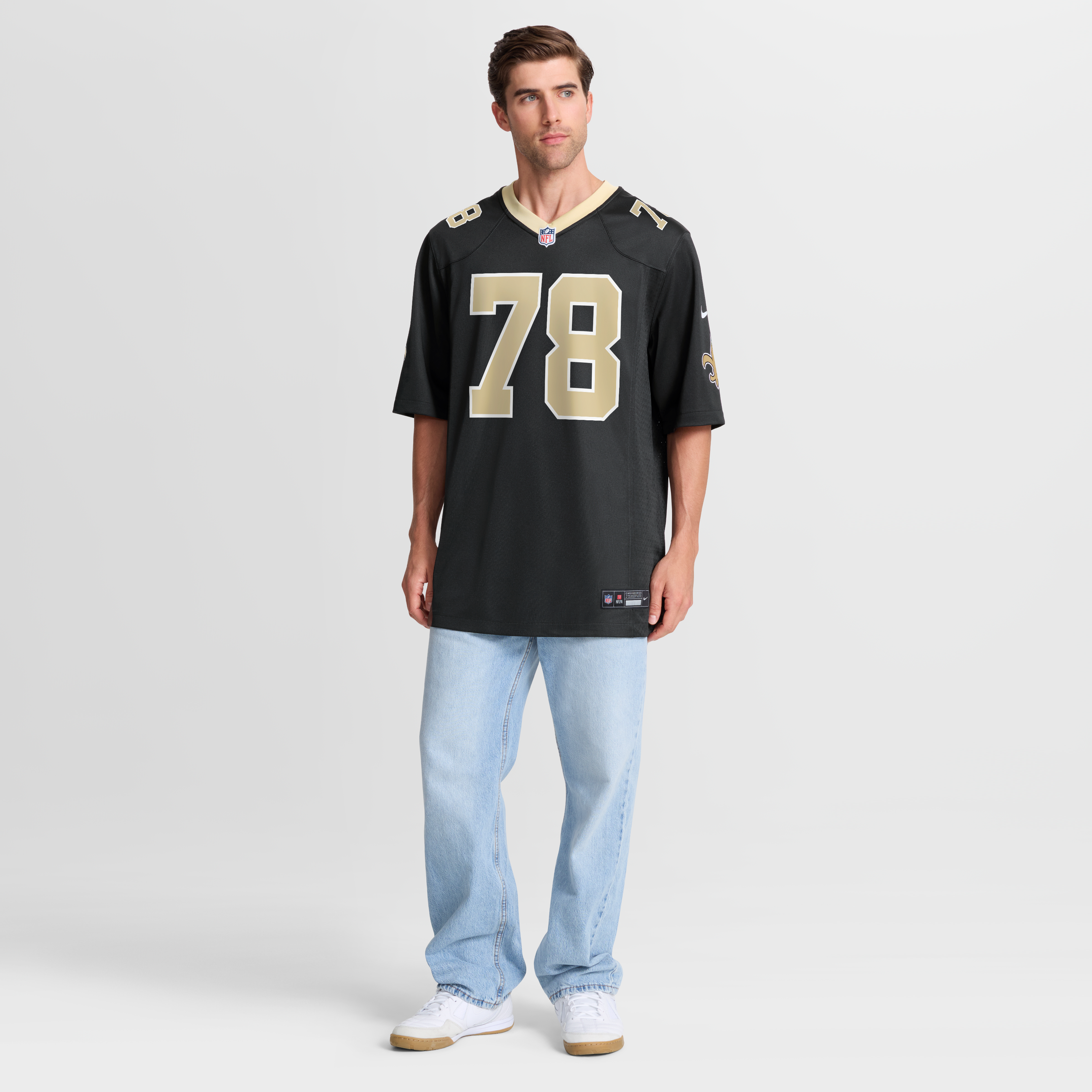Erik Mccoy New Orleans Saints Game Jersey - Black - Image 8