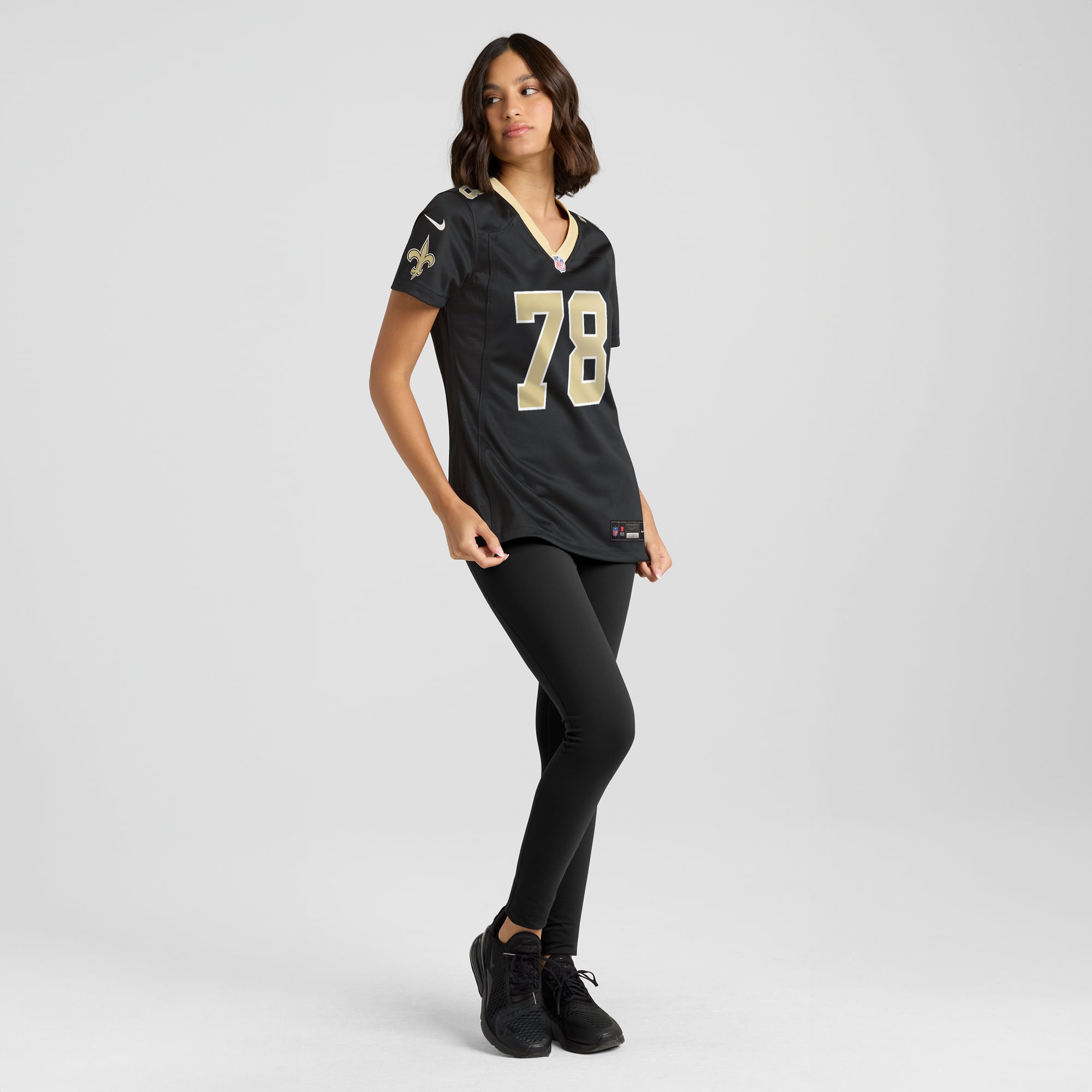Erik Mccoy New Orleans Saints Women's Game Jersey - Black - Image 5