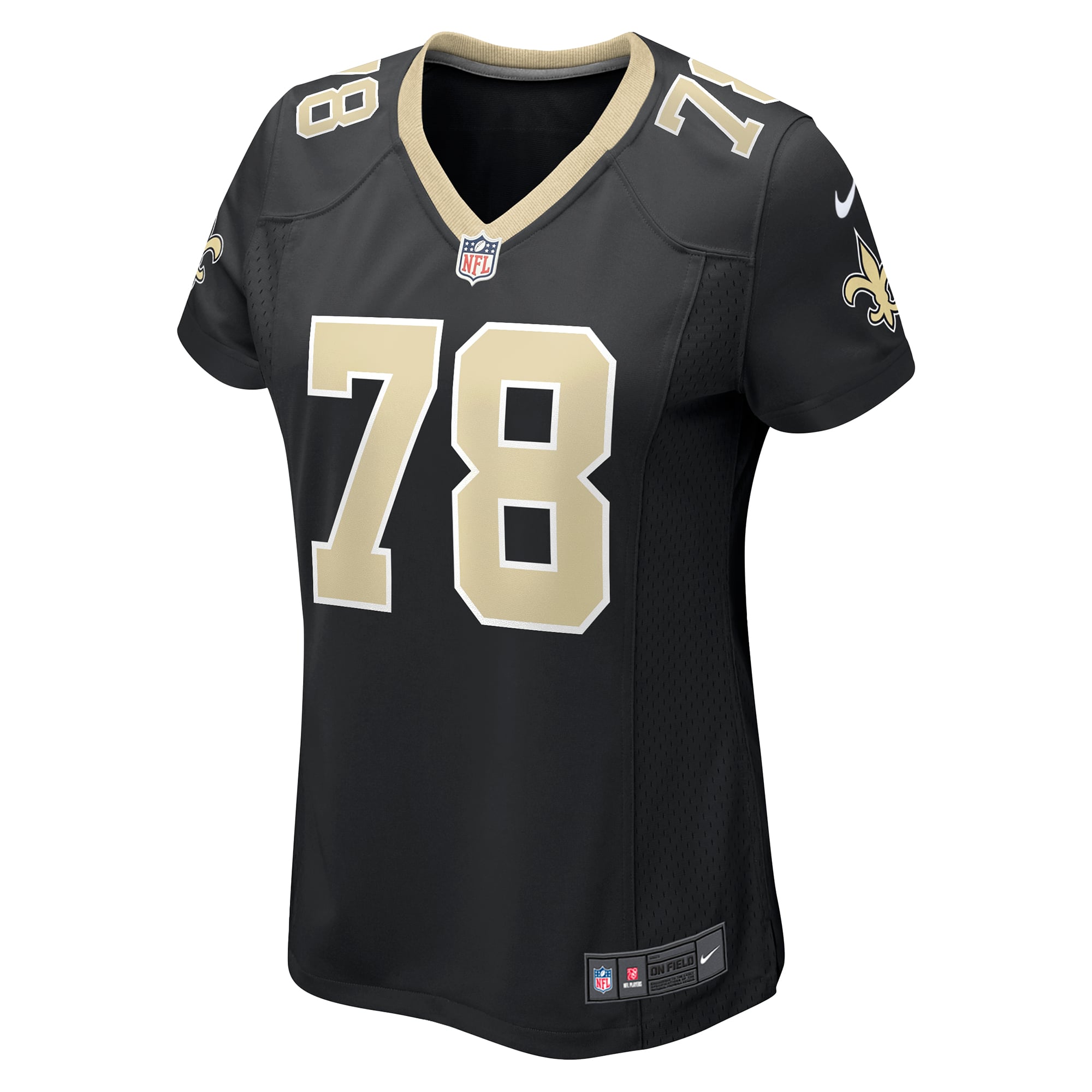 Erik Mccoy New Orleans Saints Women's Game Jersey - Black - Image 3