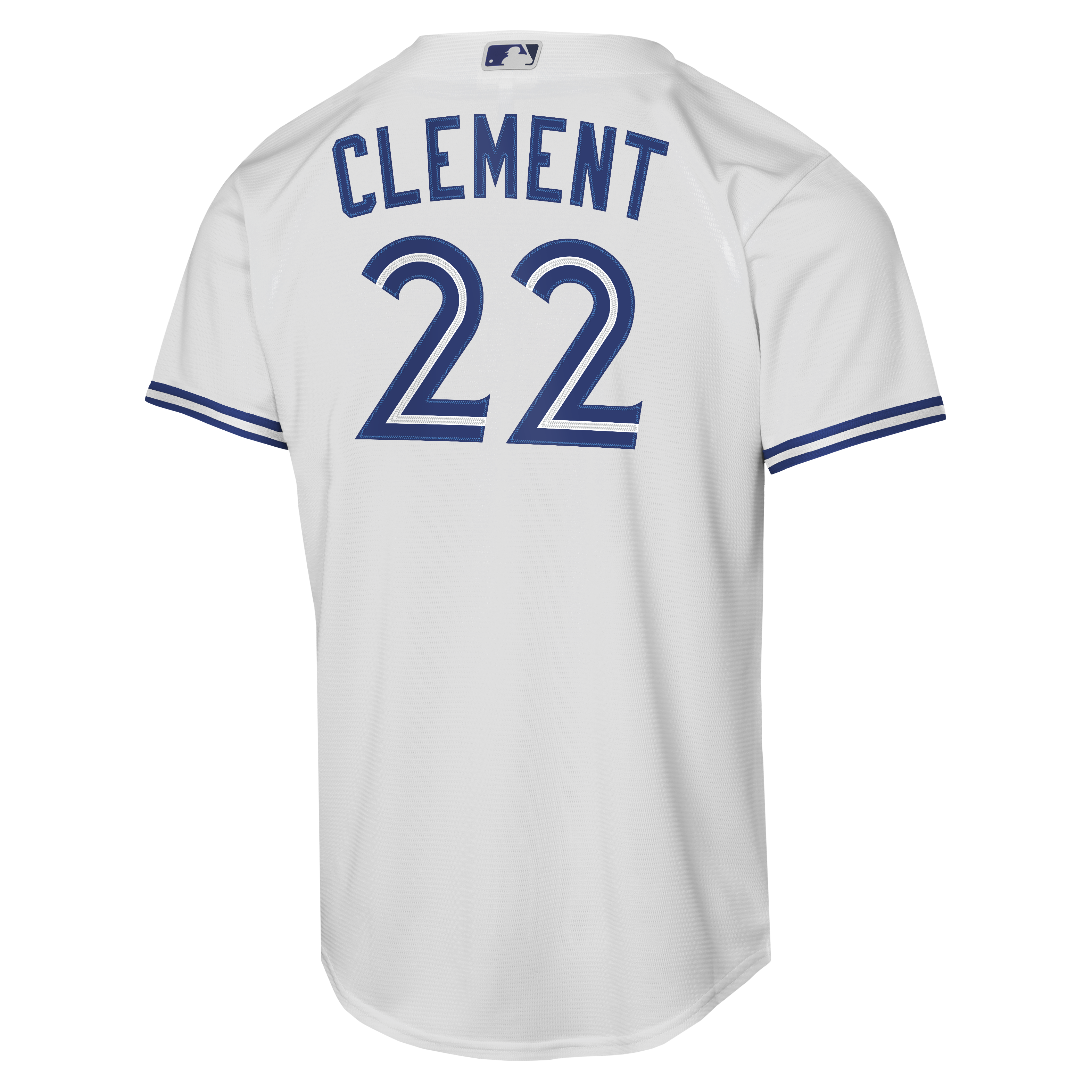 Ernie Clement Toronto Blue Jays Youth Home Baseline Jersey - White - Image 4