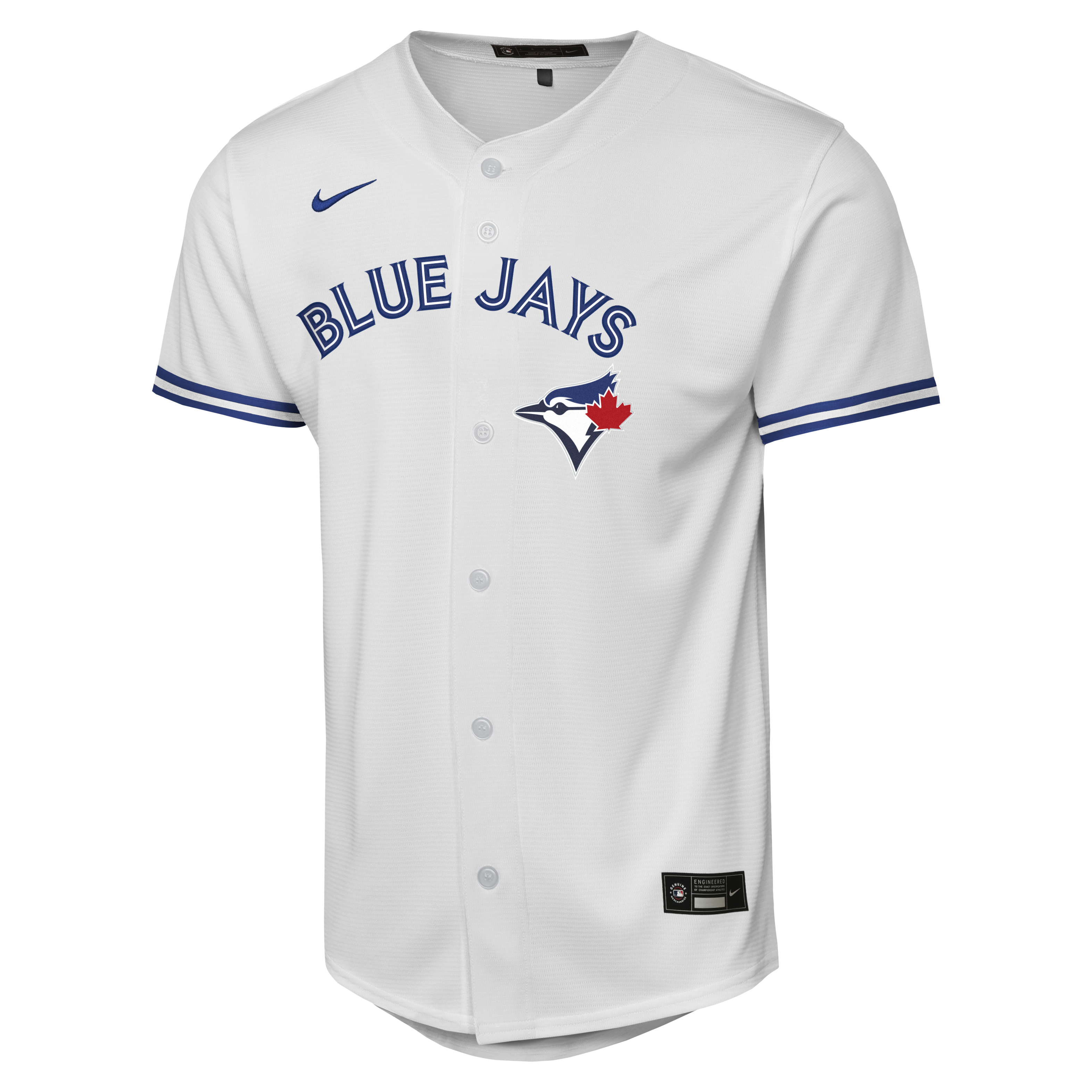 Ernie Clement Toronto Blue Jays Youth Home Baseline Jersey - White - Image 3