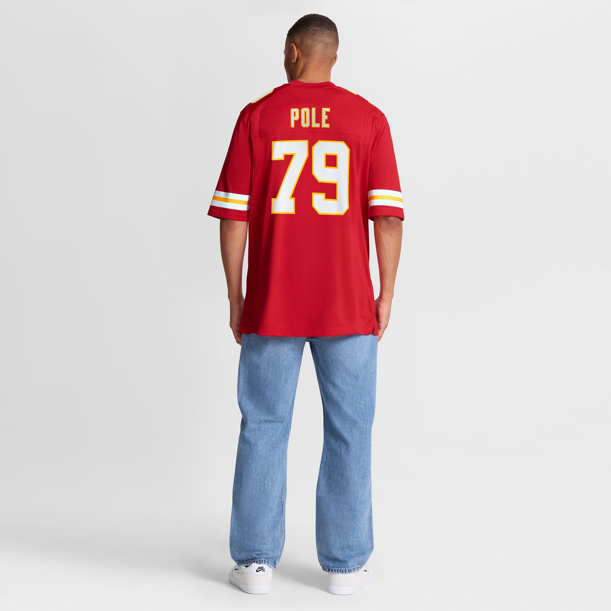 Esa Pole Kansas City Chiefs Team Game Jersey - Red - Image 6